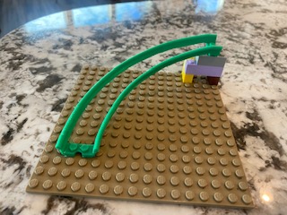 Lego Roller Coaster Sloped Curve