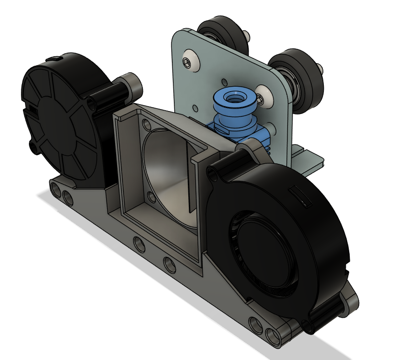 Sane Fan System - A complete dual 5015 fan shroud mod for Ender 3