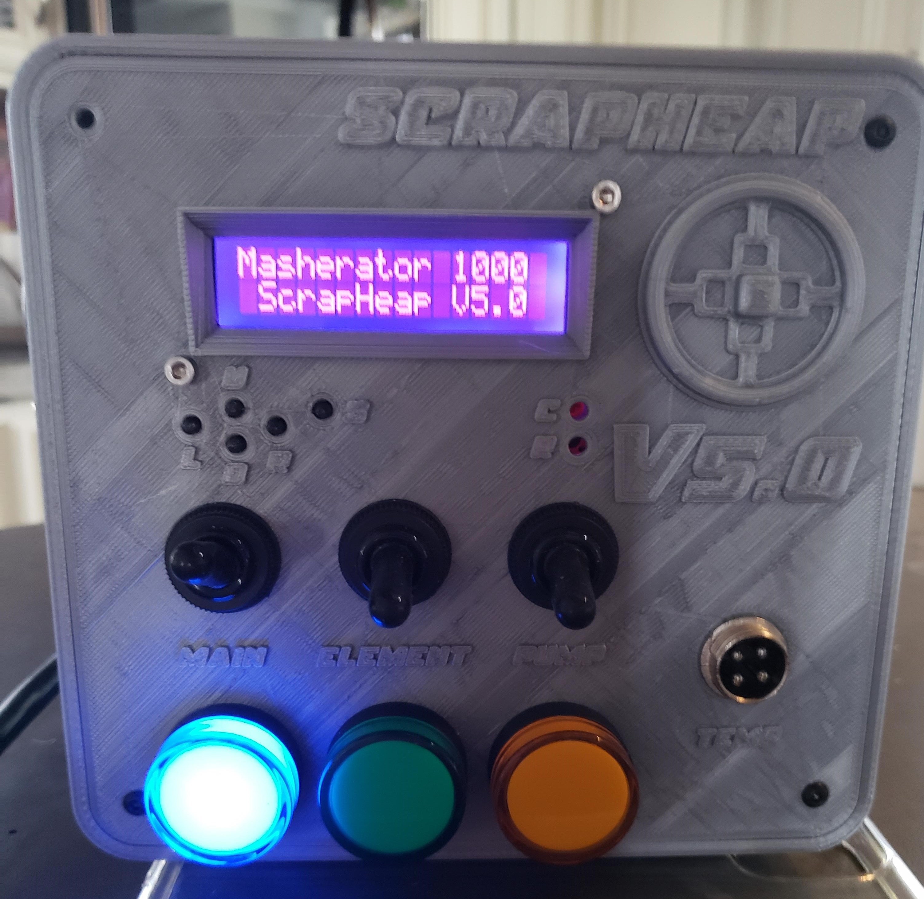 Masherator 1000 - Scrapheap Brewery Mash Controller