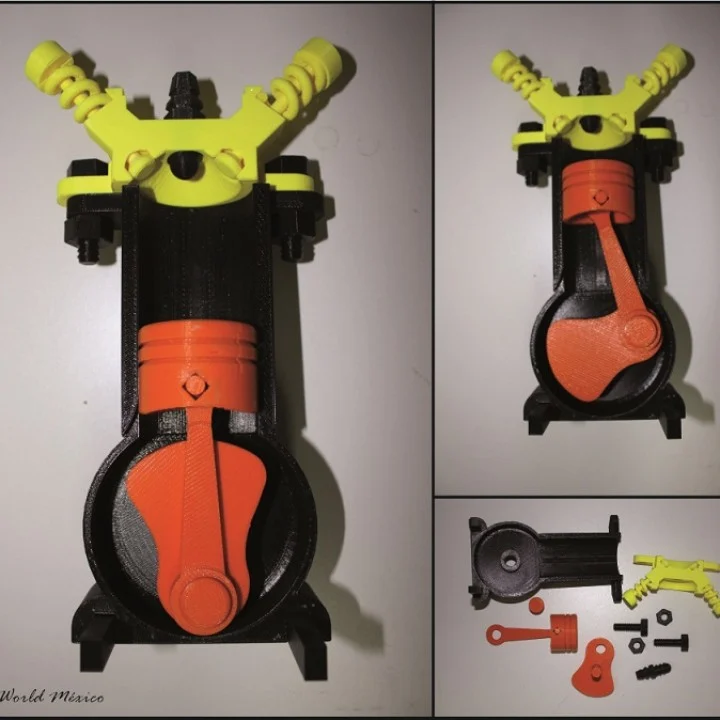 4-stroke engine model