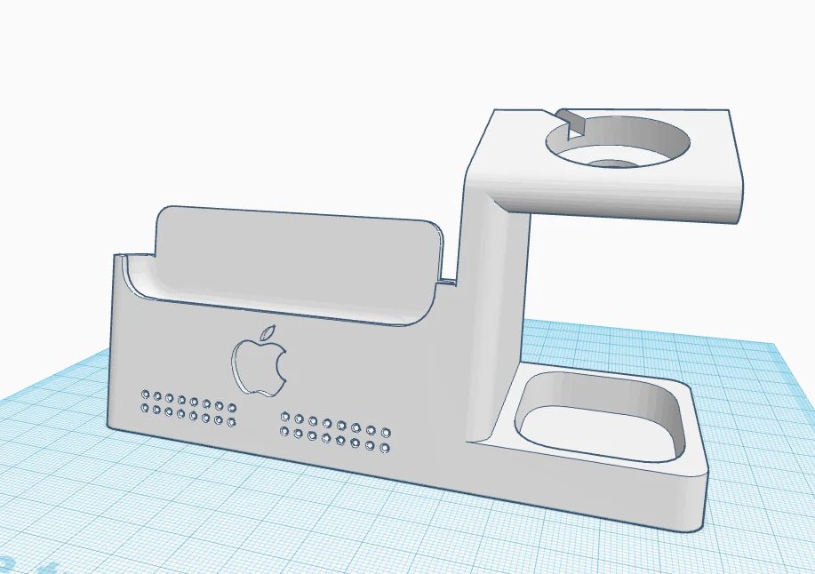 iPhone 6/7/8 Plus Dock Integrated Watch Charging Station / Case compatible