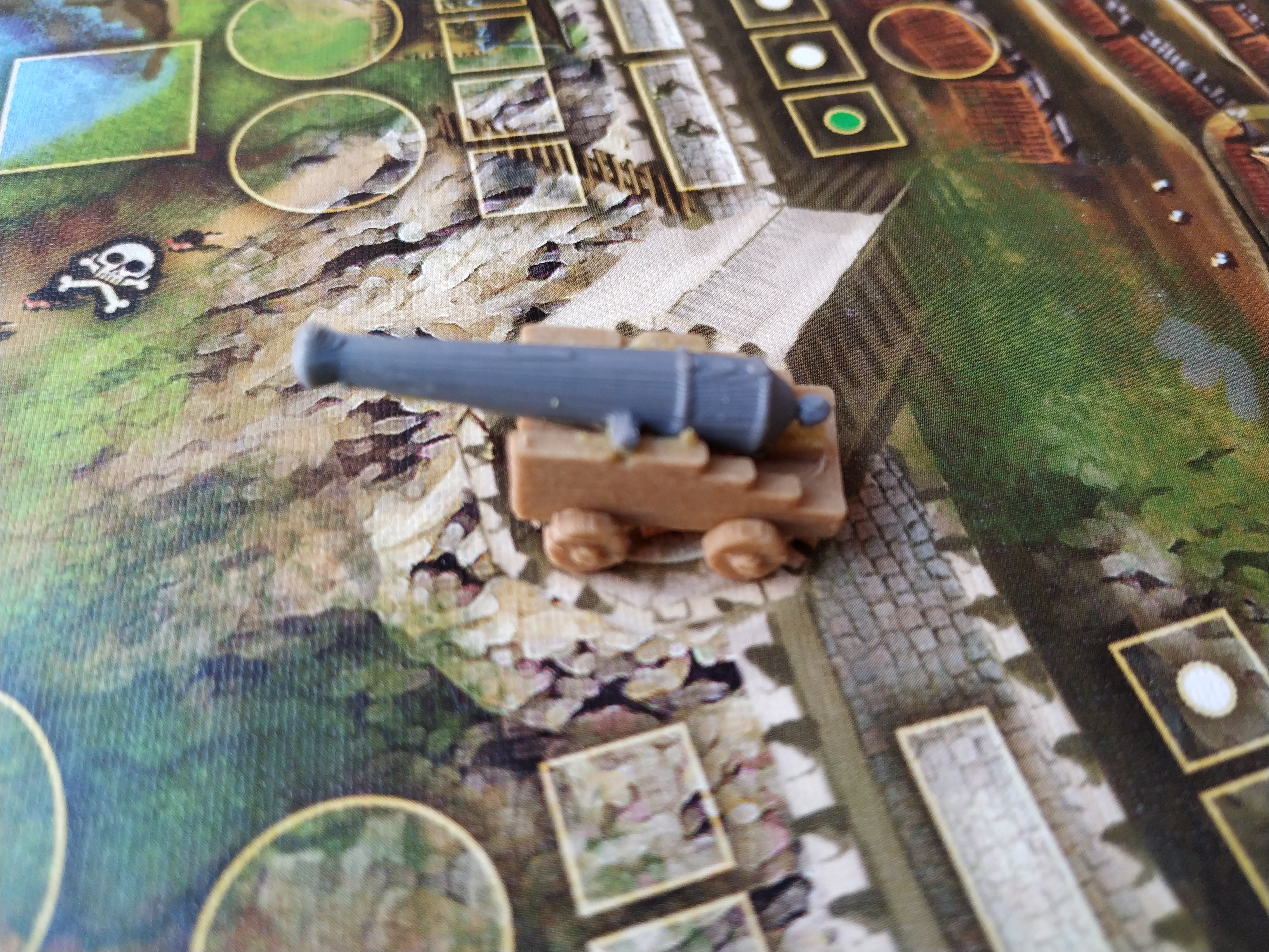 Stronghold - Canons - Boardgame components