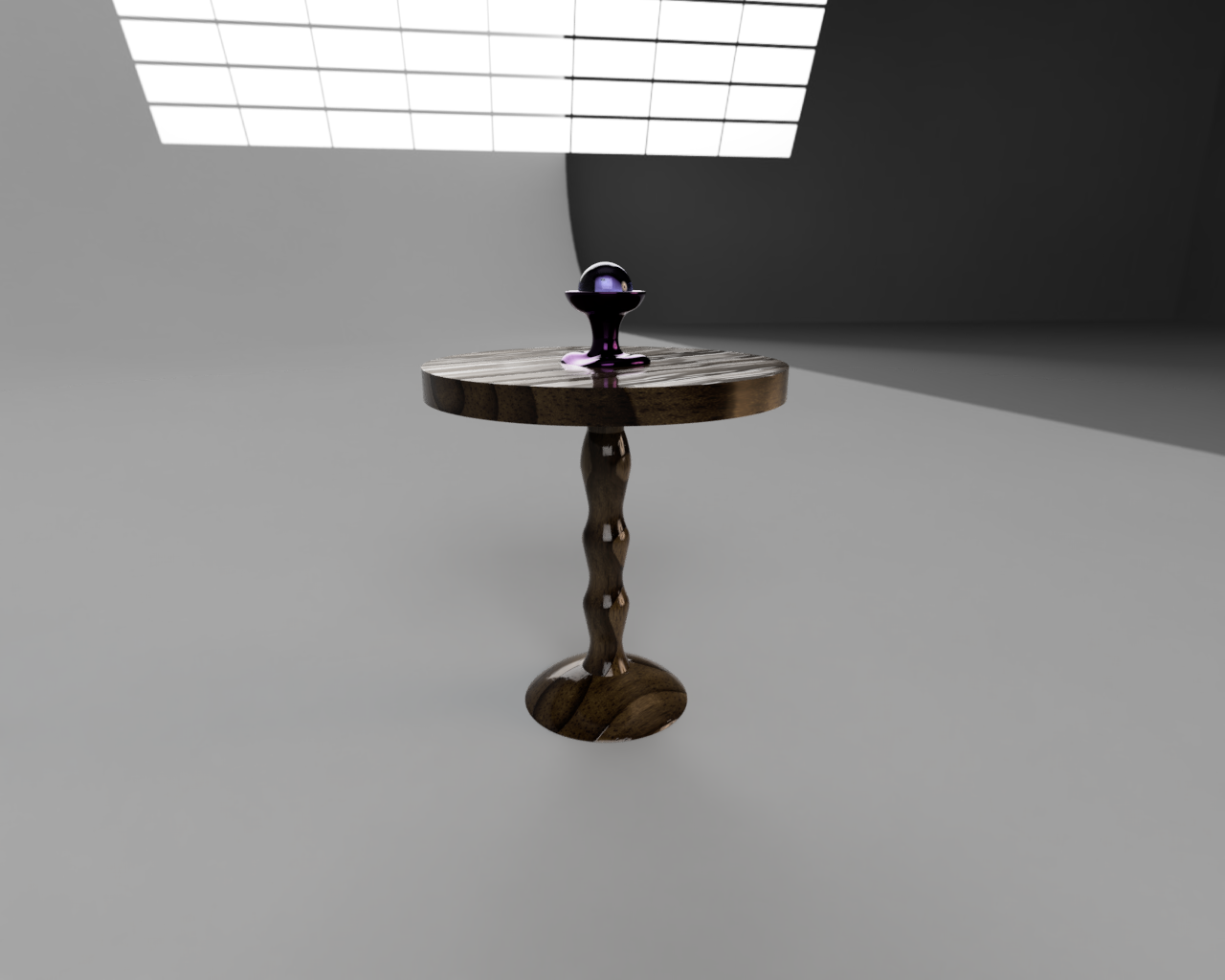 Dollhouse Table Fortune Teller Crystal Ball 1:24