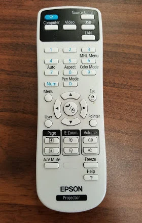 Epson 575W Remote Battery Cover