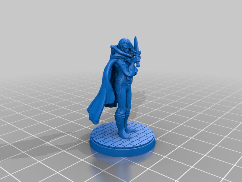 26mm Based Half Elf Rogue