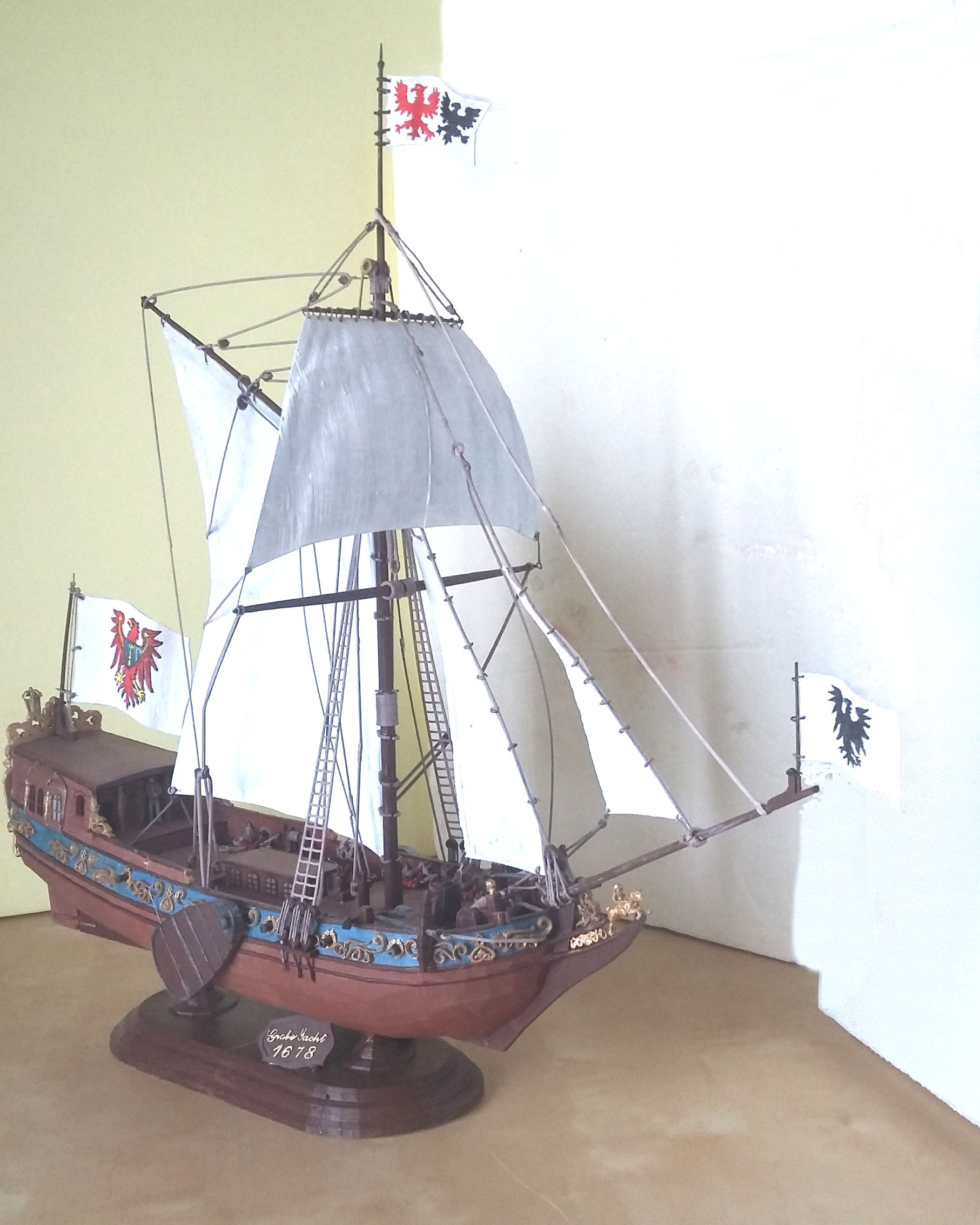 1 nave GROBE yacht olandese del 1600