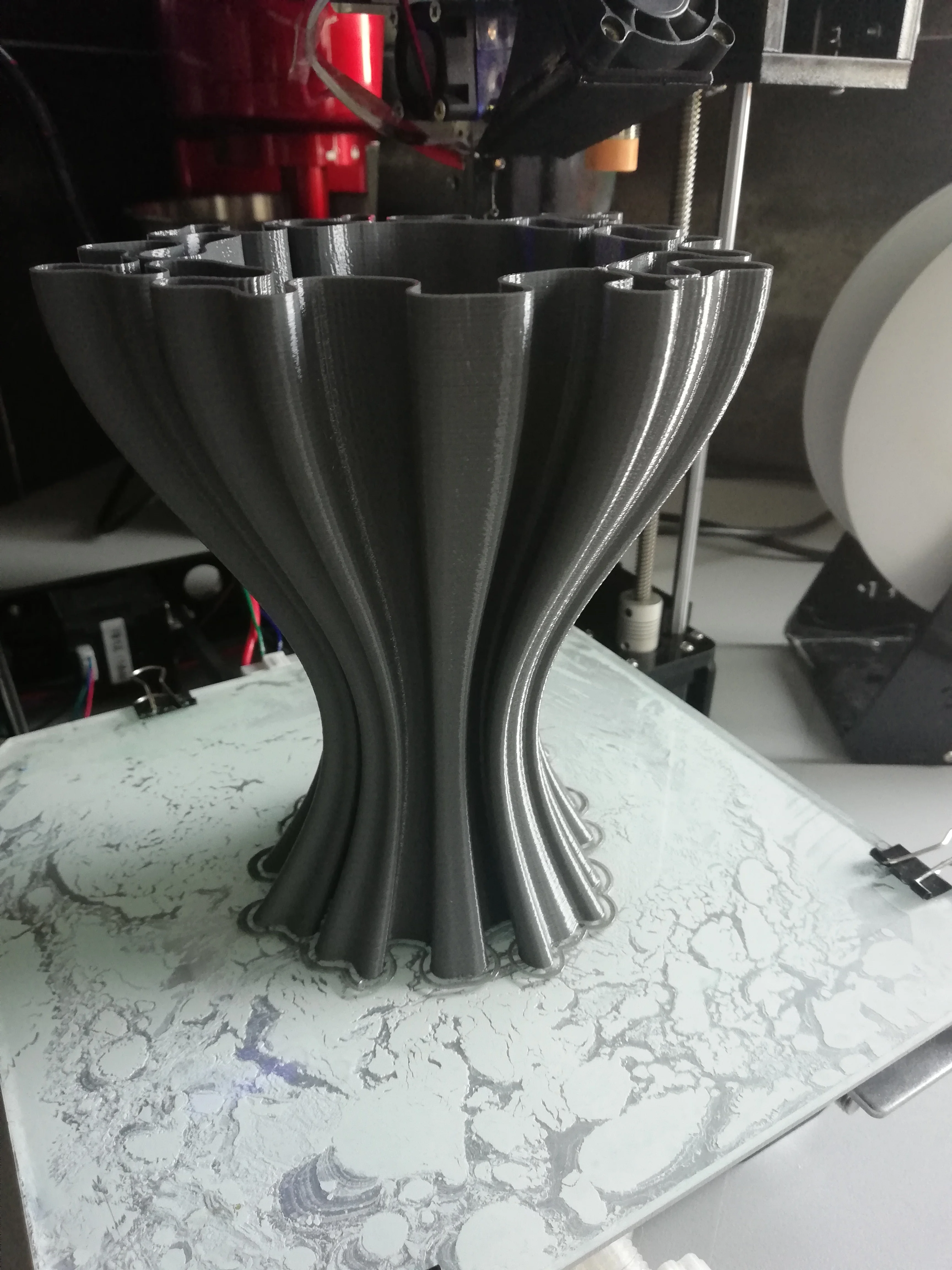 vase ondulée