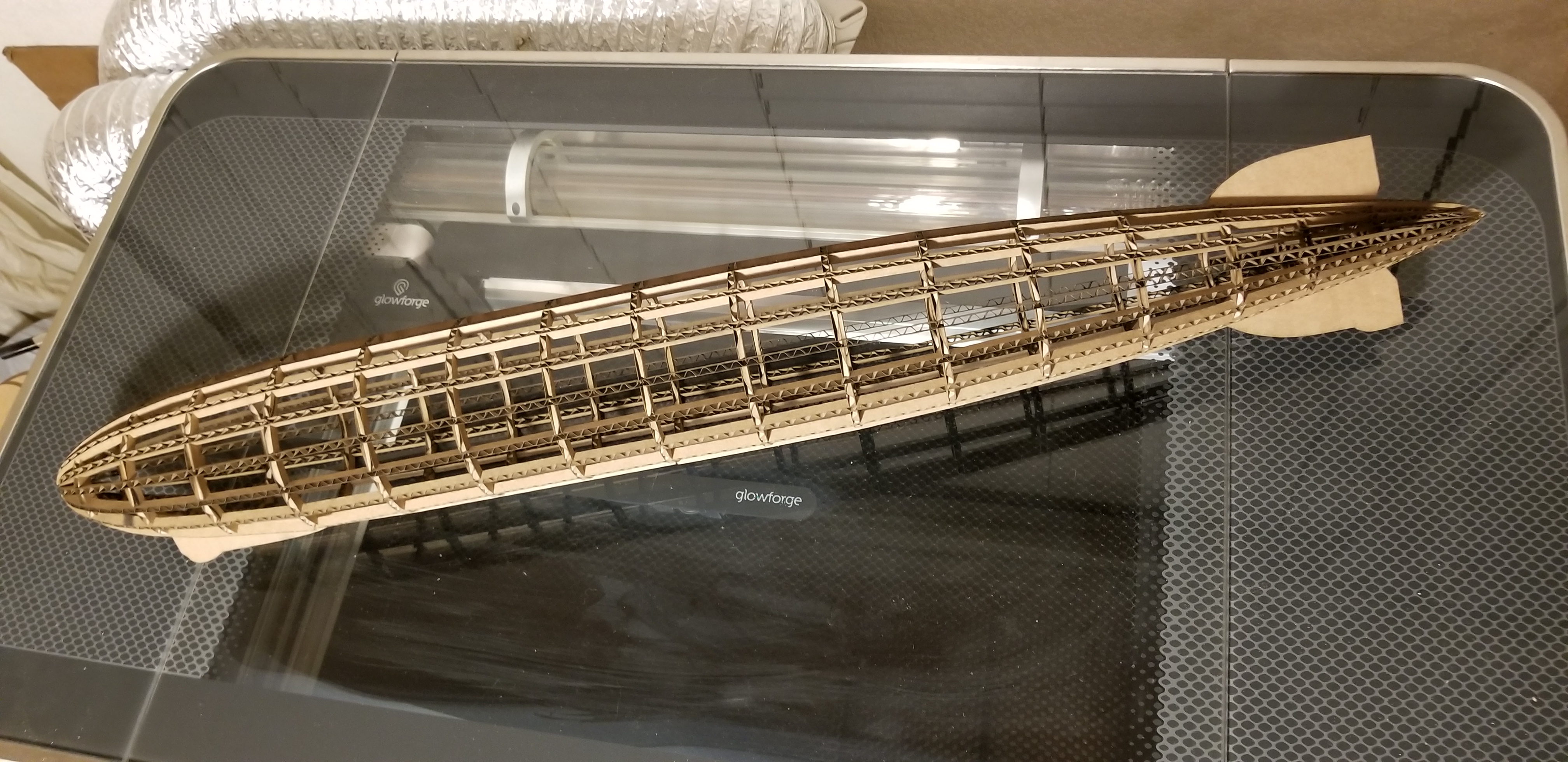 LZ 127 Graf Zeppelin cardboard lasercut model (32 in.)