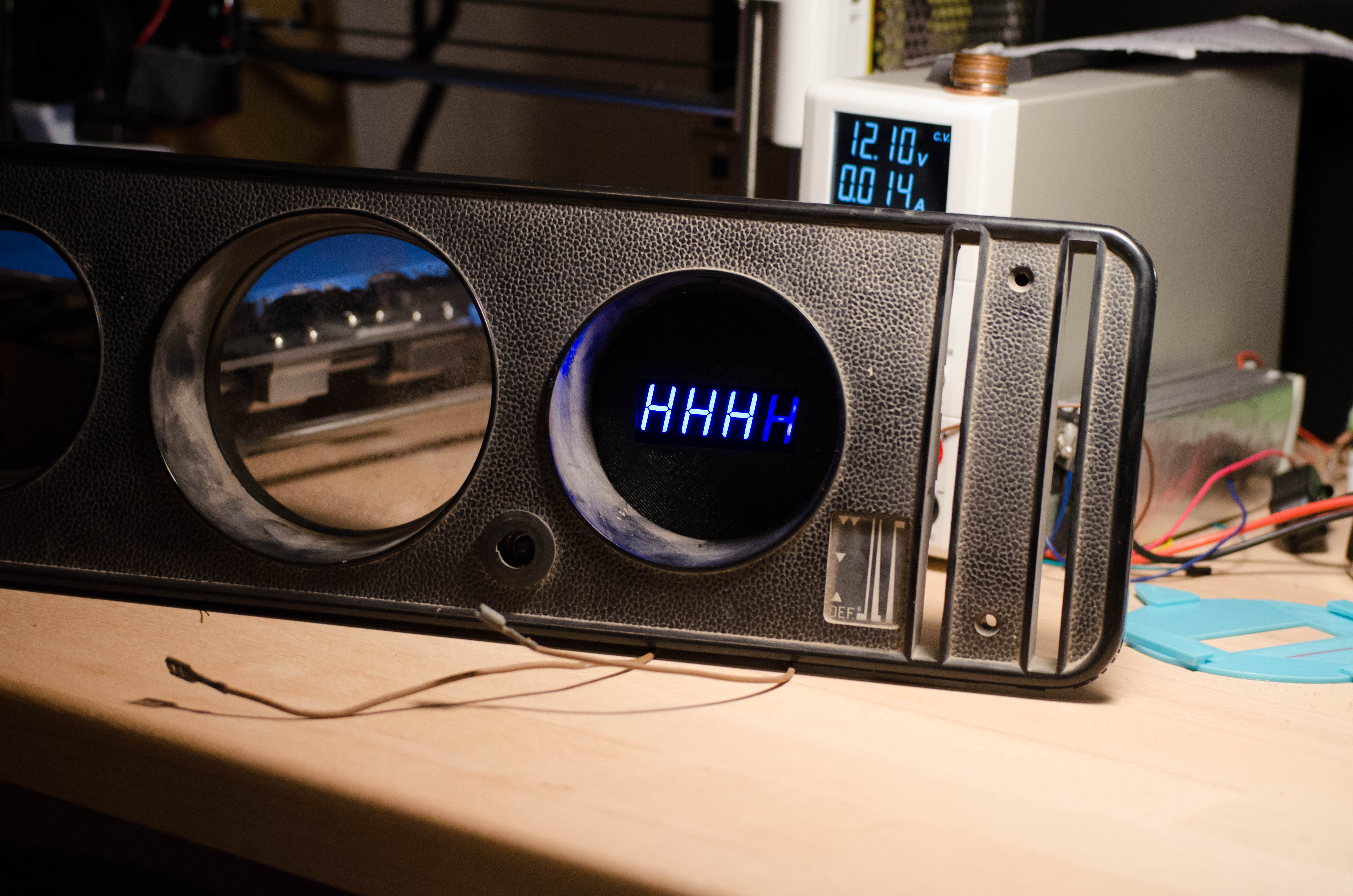 VW Bus Dash Cutout