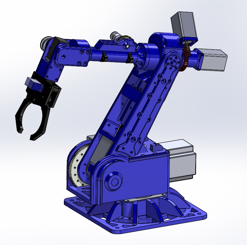 6 axis stepper robot