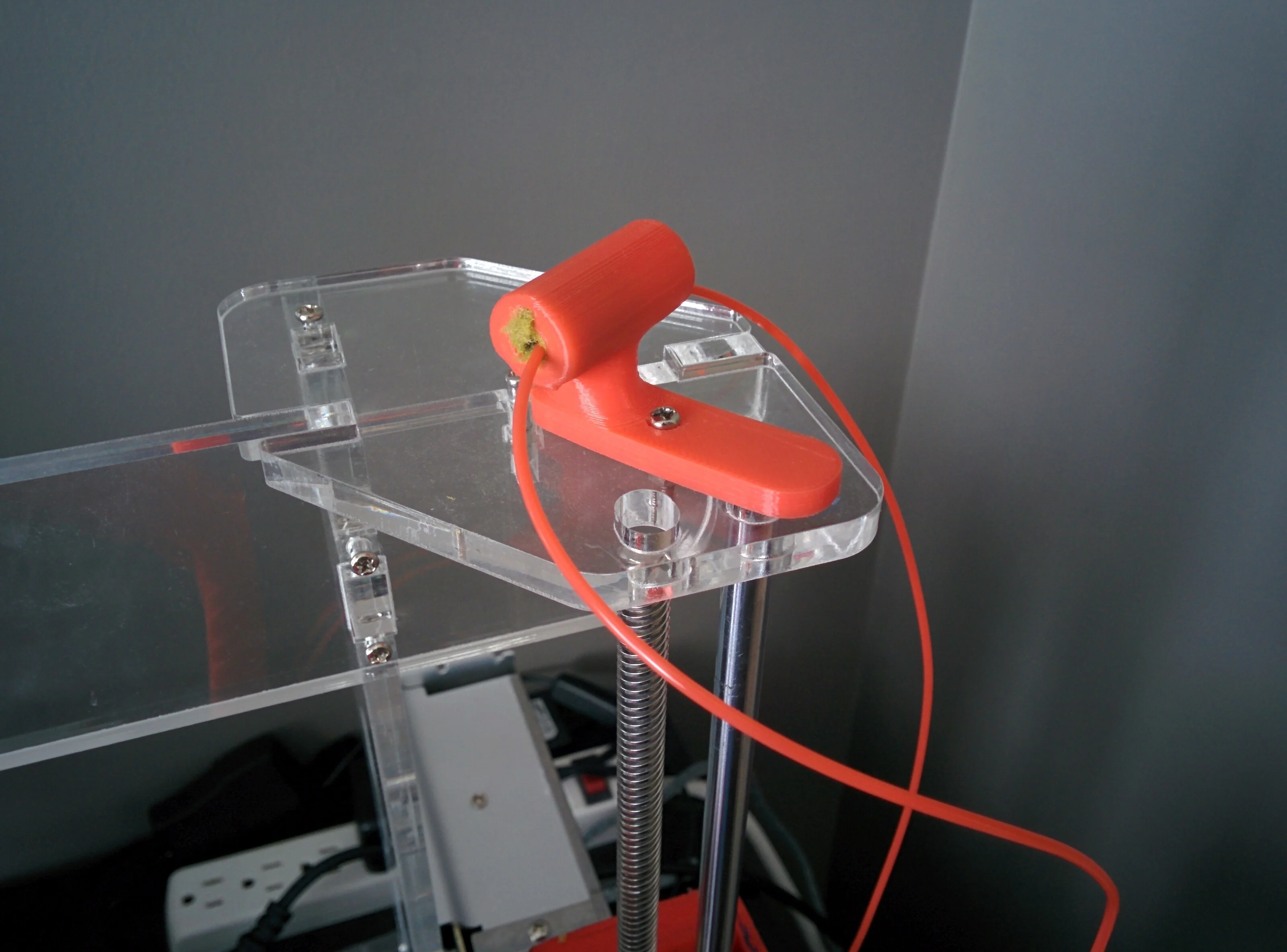 Filament Guide/Dust Filter for Zonestar Prusa i3