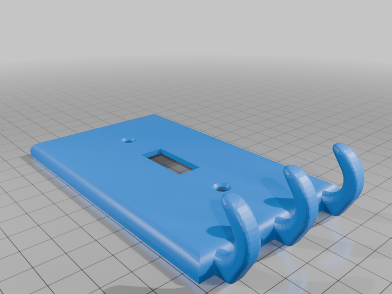 Light Switch Cover with key hooks