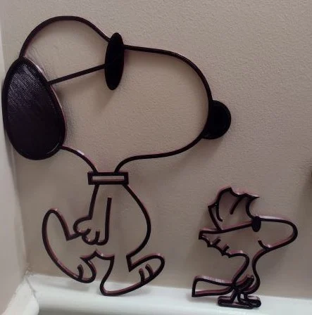 Snoopy and Woodstock Wall Art (Joe Cool)