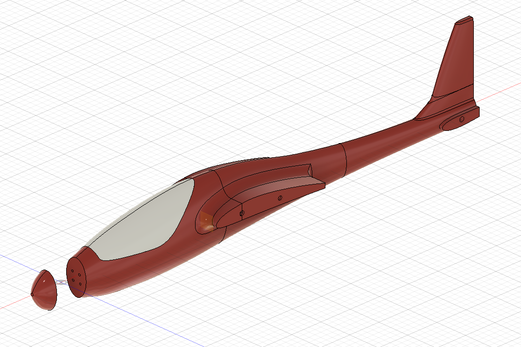Lidl Glider 3d print body