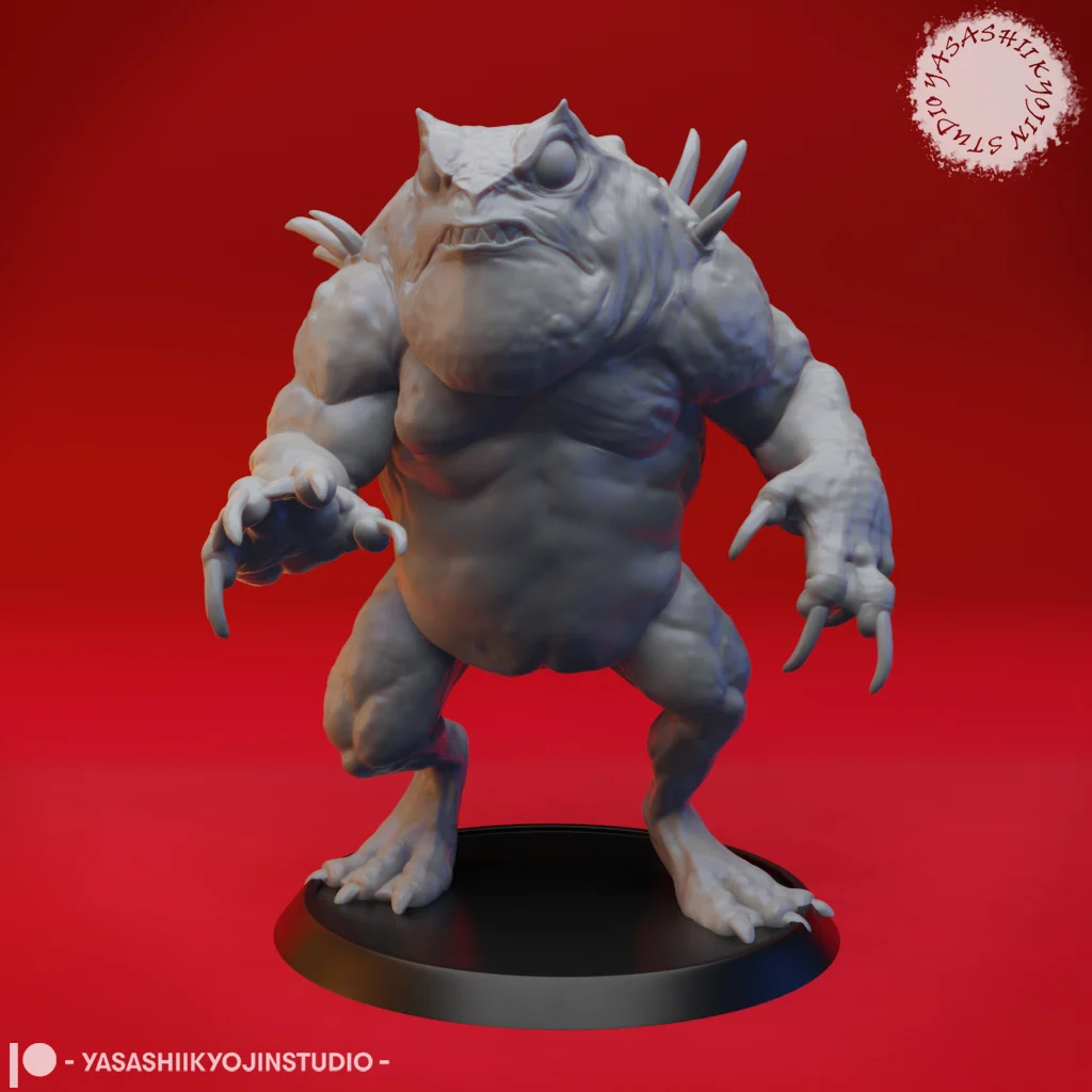 Slaad (Red) - Tabletop Miniature
