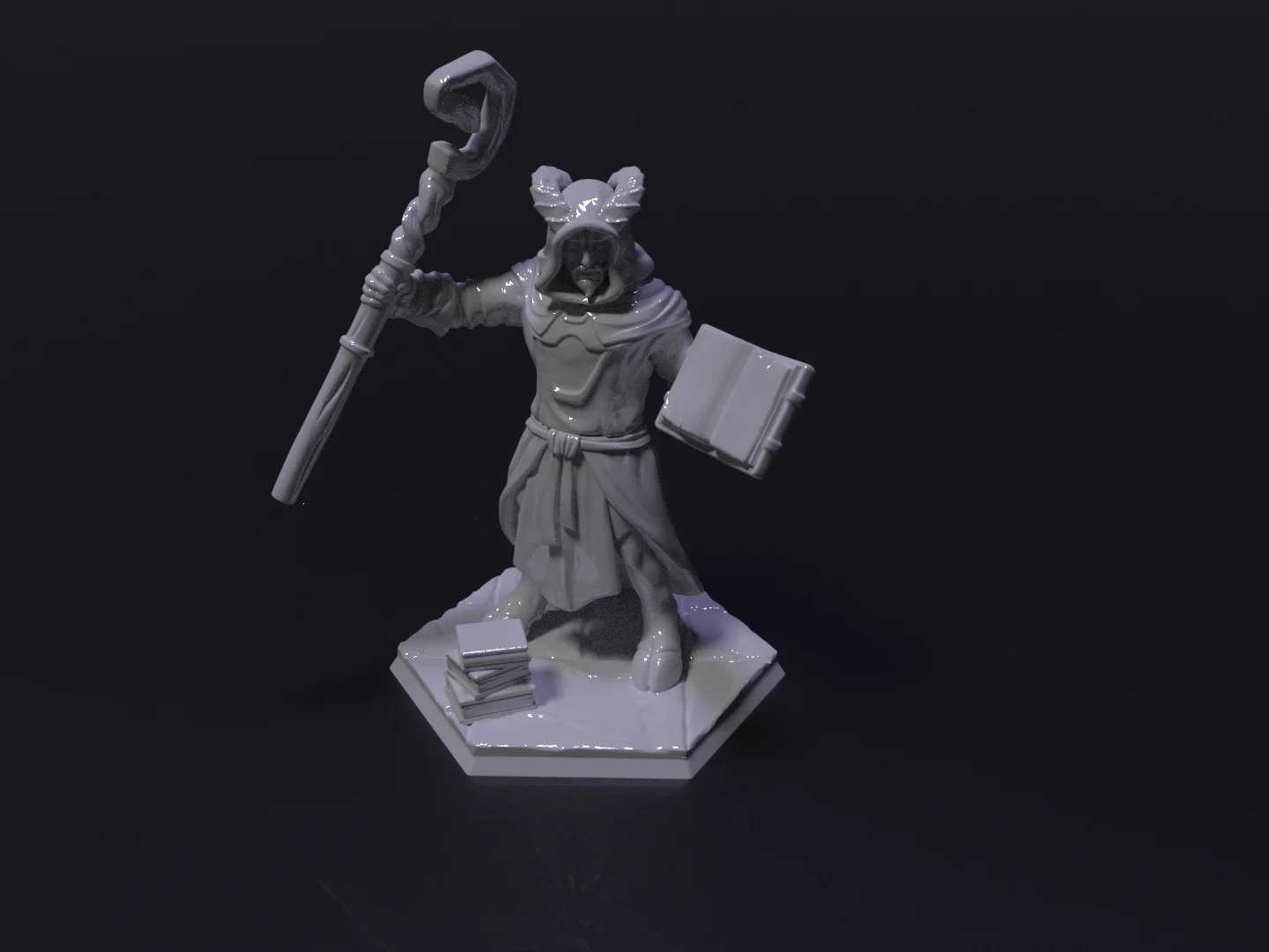 Tiefling Sage / Wizard / Cleric