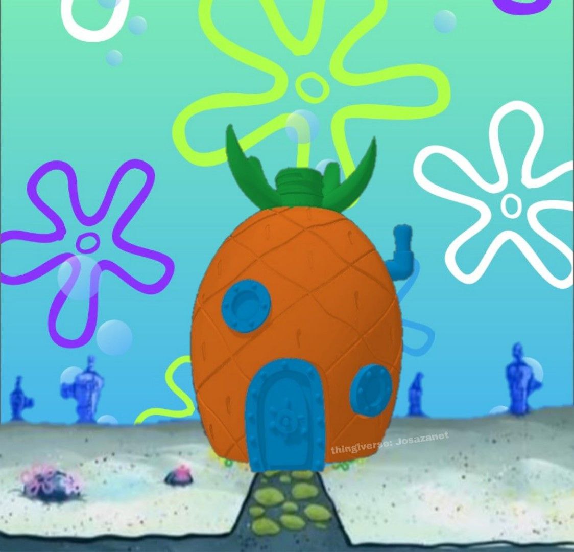 Dispenser piña casa de Bob Esponja para detergente (pineapple house SpongeBob dispenser)