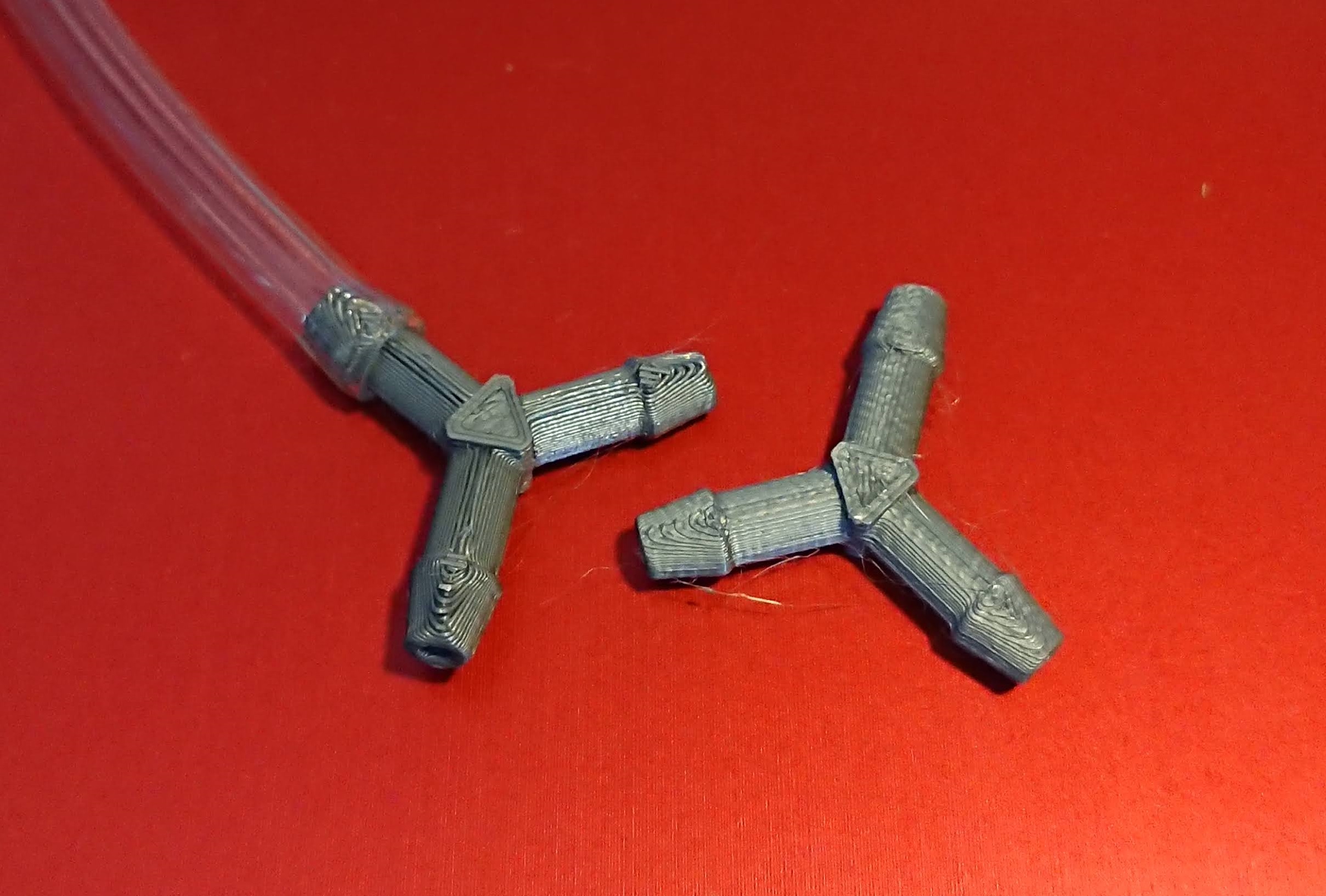 Aquarium air pipe splitter