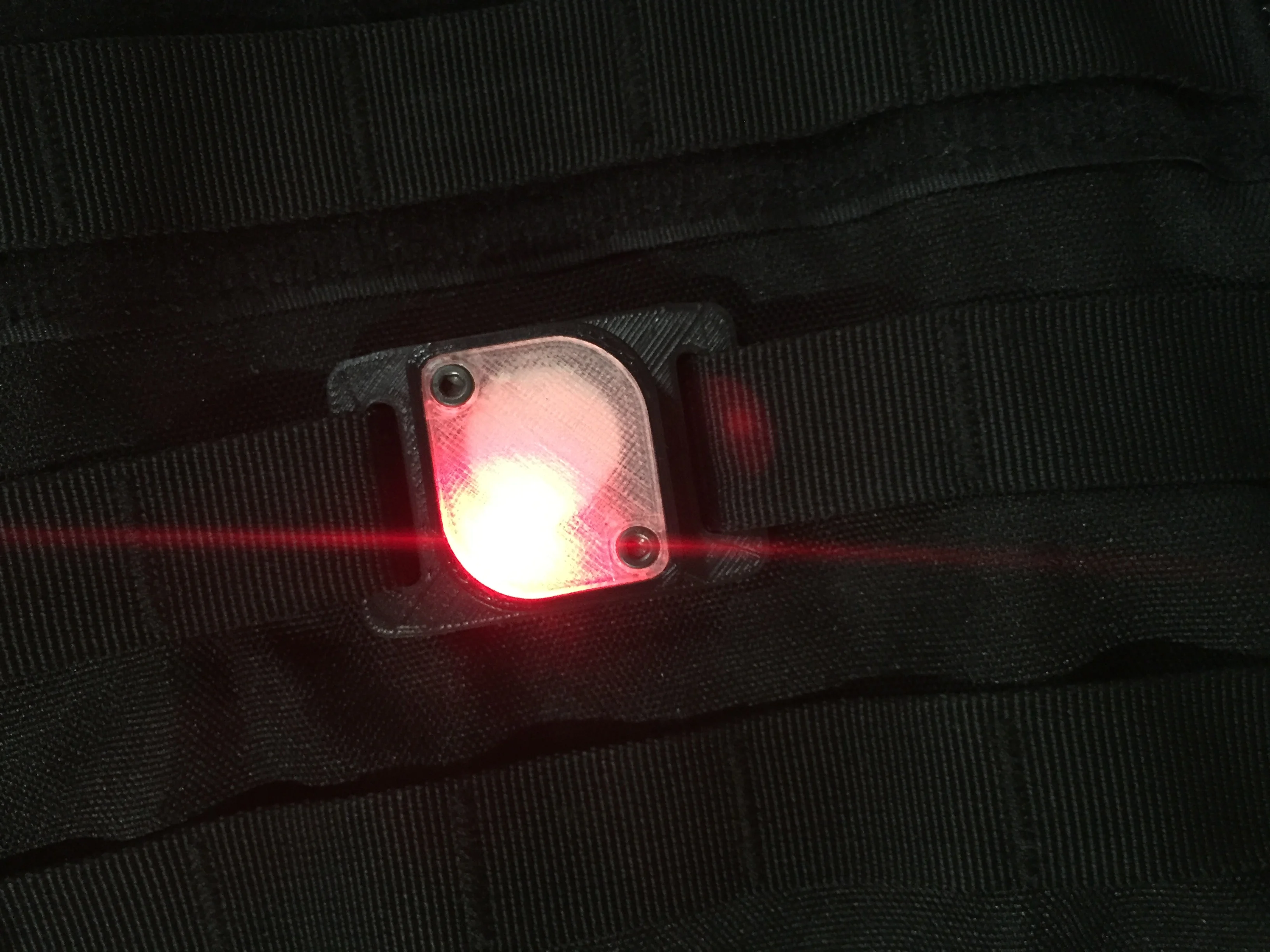 Emergency molle led light