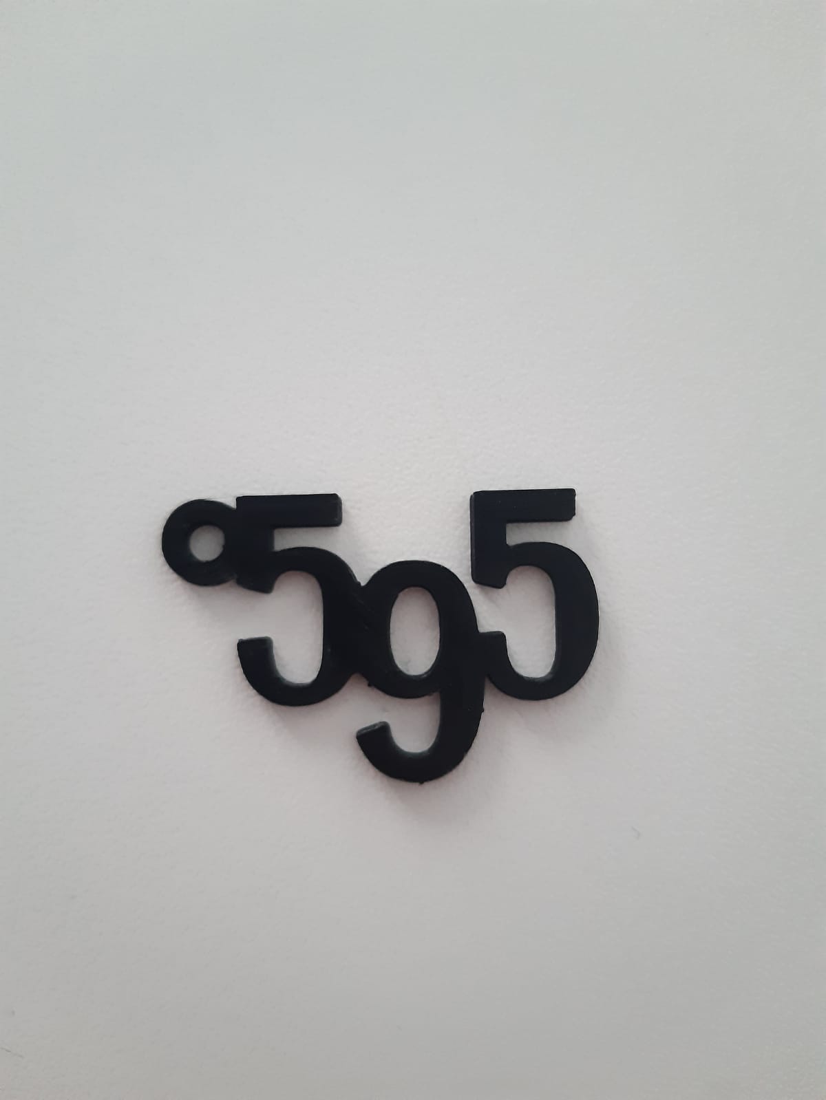 Abarth 595 keychain