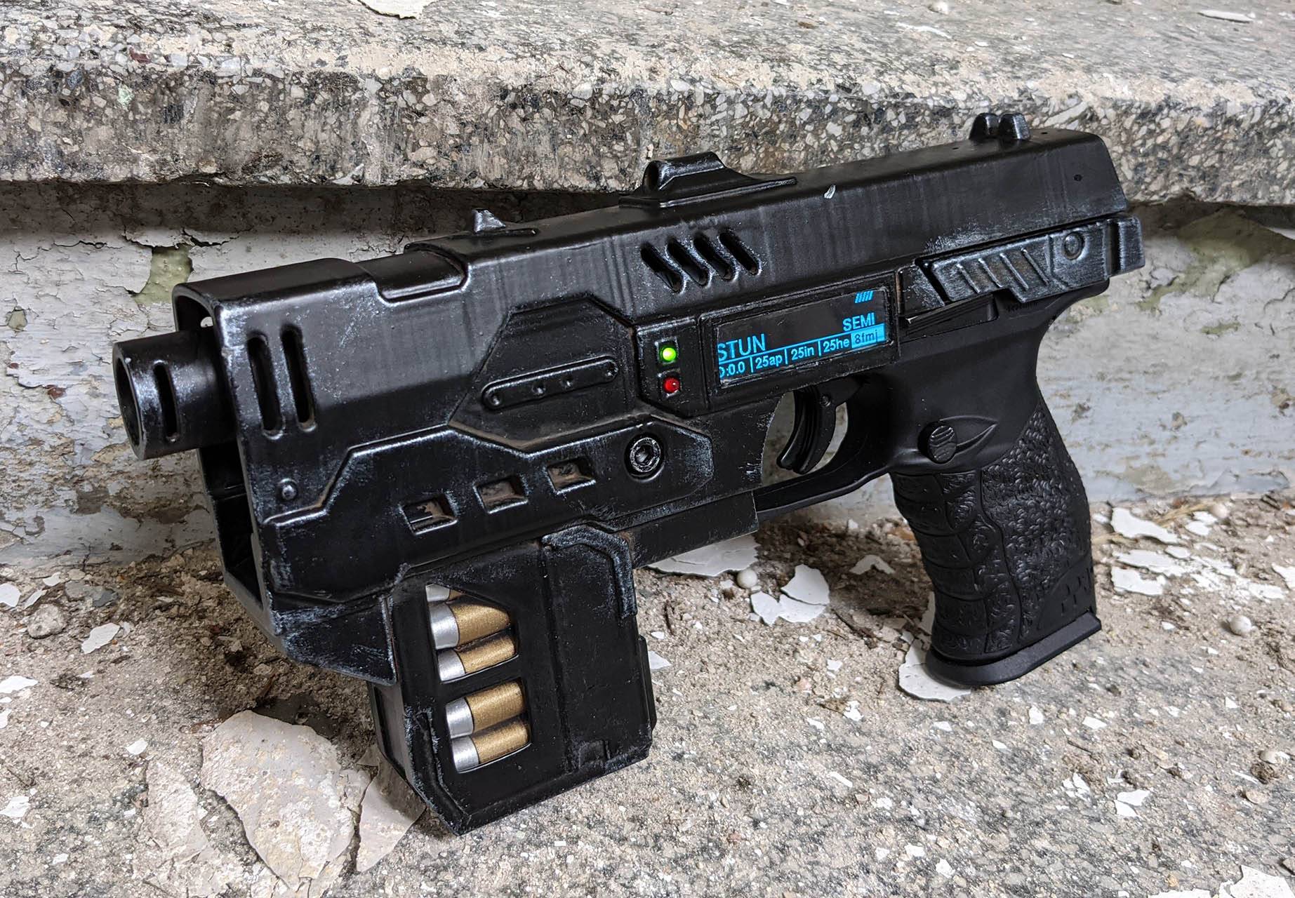Lawgiver (2012 model) bodykit for cal.43 PPQ T4E with working electronic