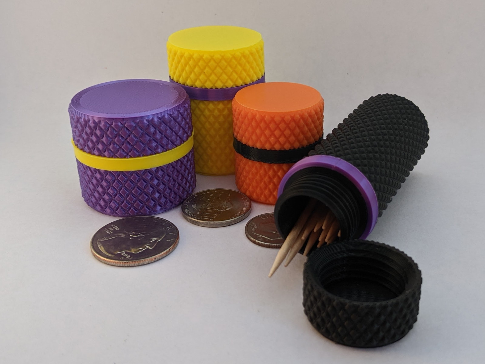 Knurled Screw-Top Container II - Customizable