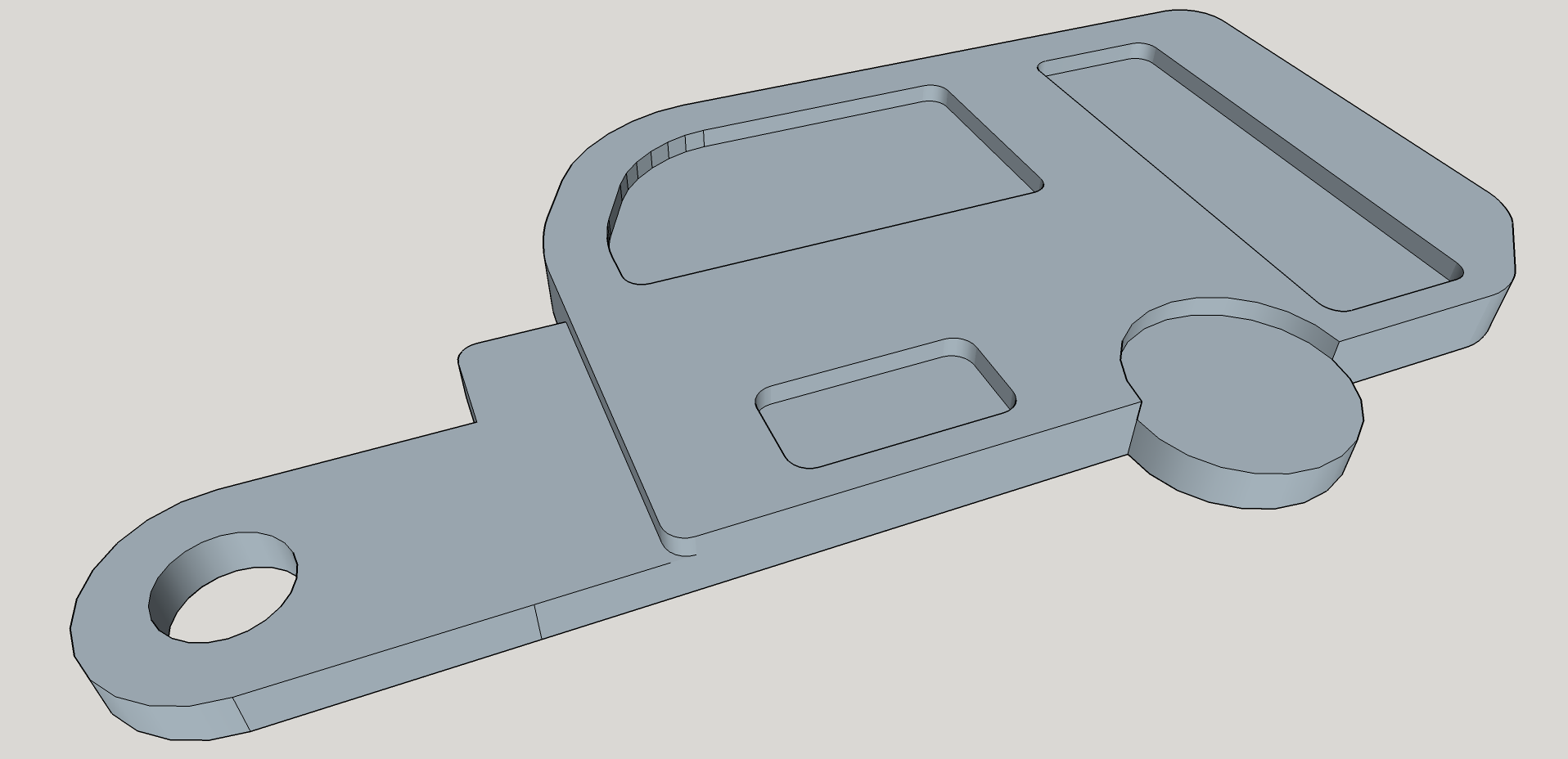 Caravan keychain