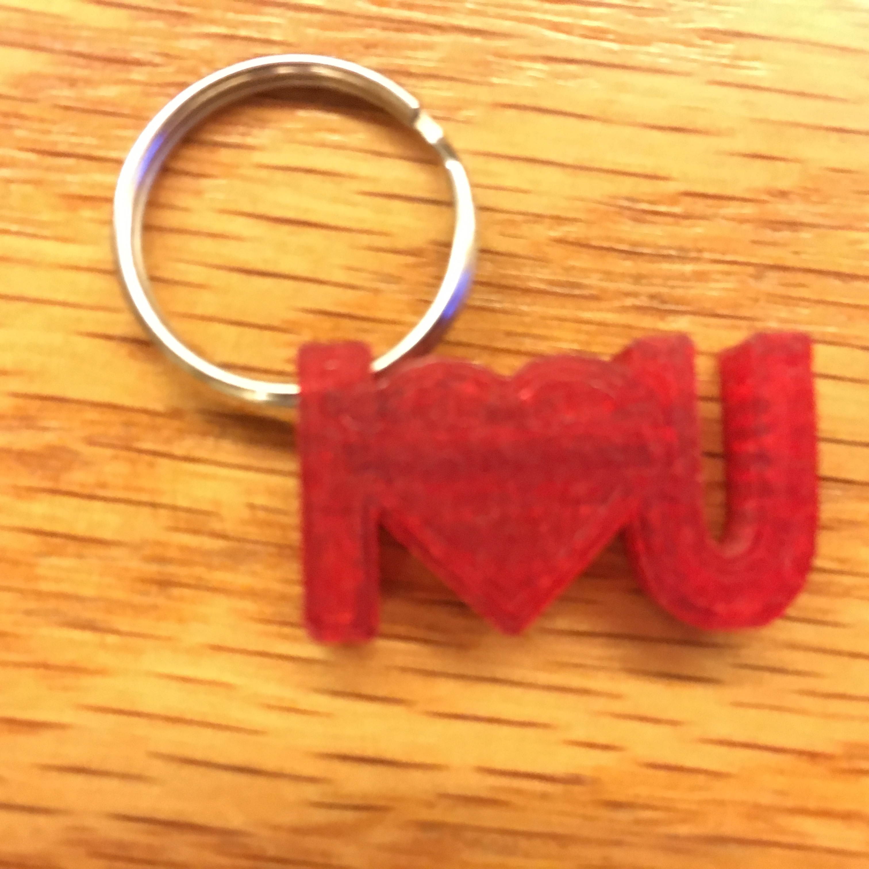 I love U keychain