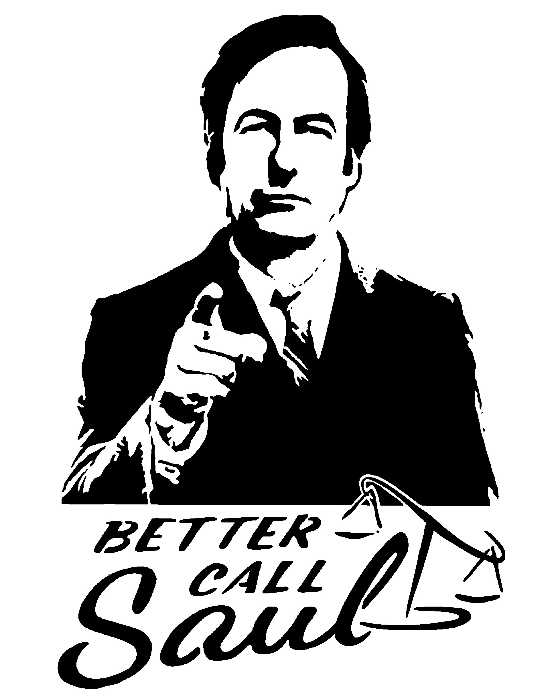 Better Call Sal stencil