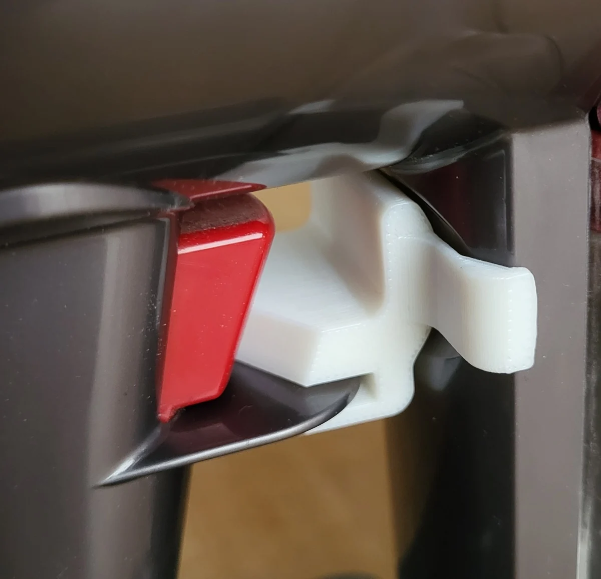 dyson vacuum power button lock