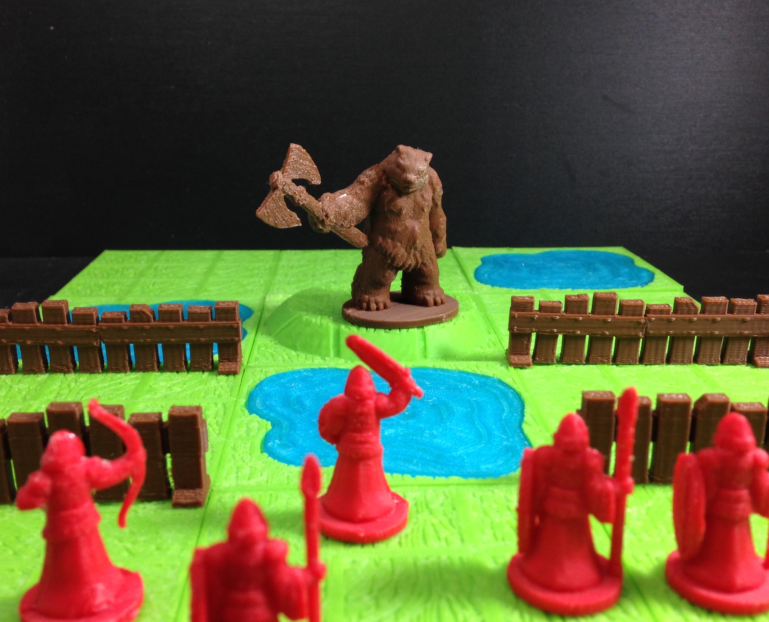 Bear Warrior of the Ironwood (18mm scale)