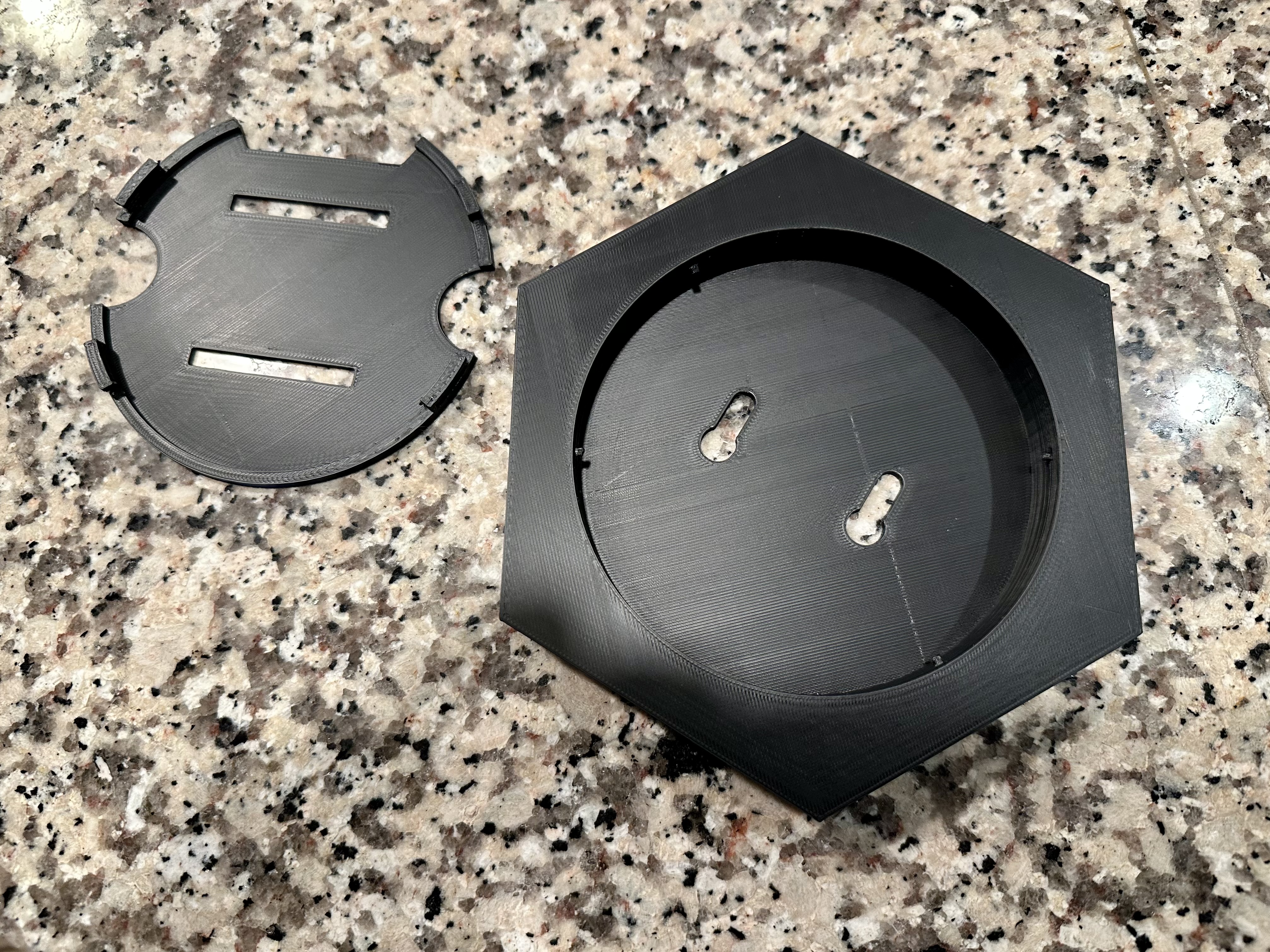 Hex Medal Holder with Holes