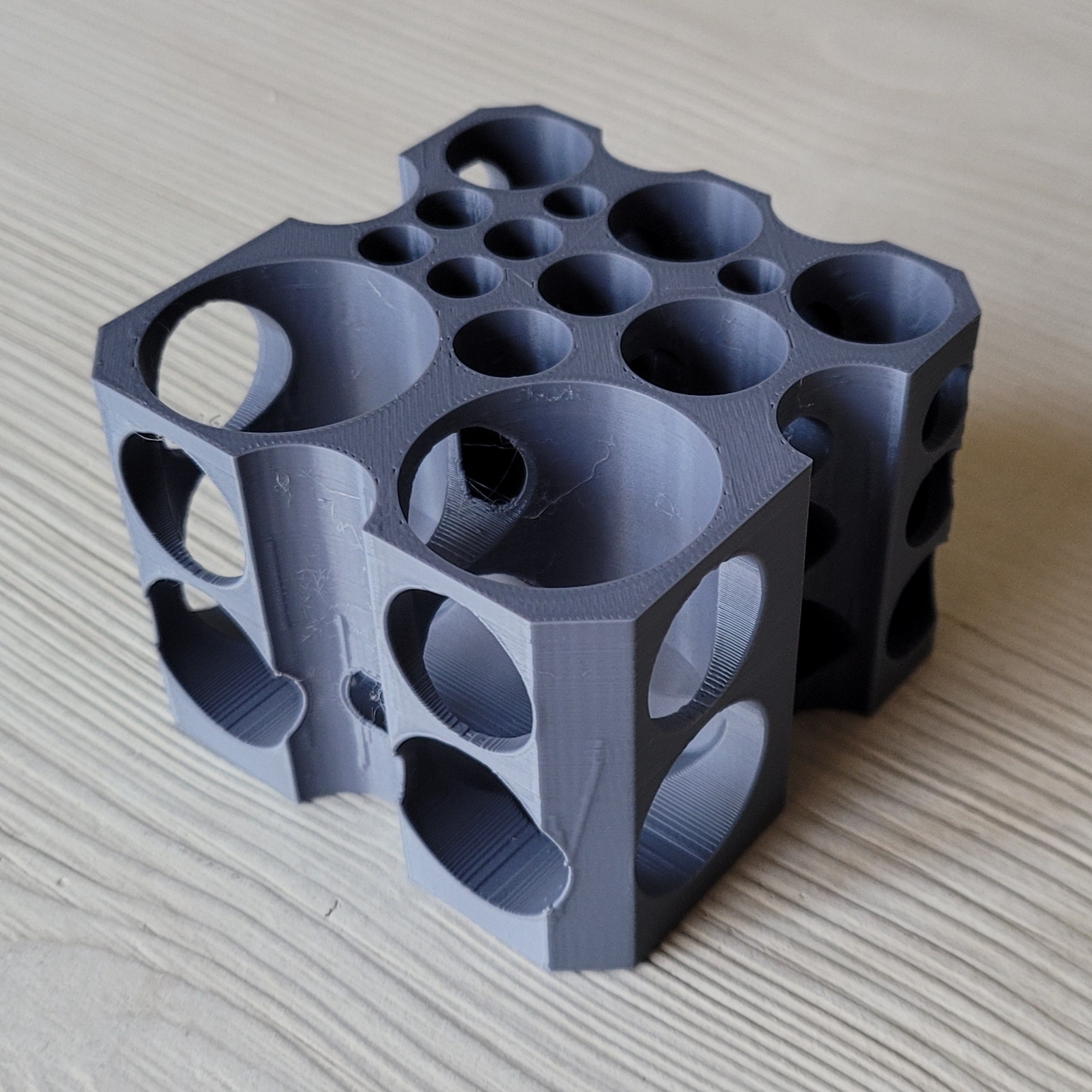Swiss Cheese Lab Tube Rack