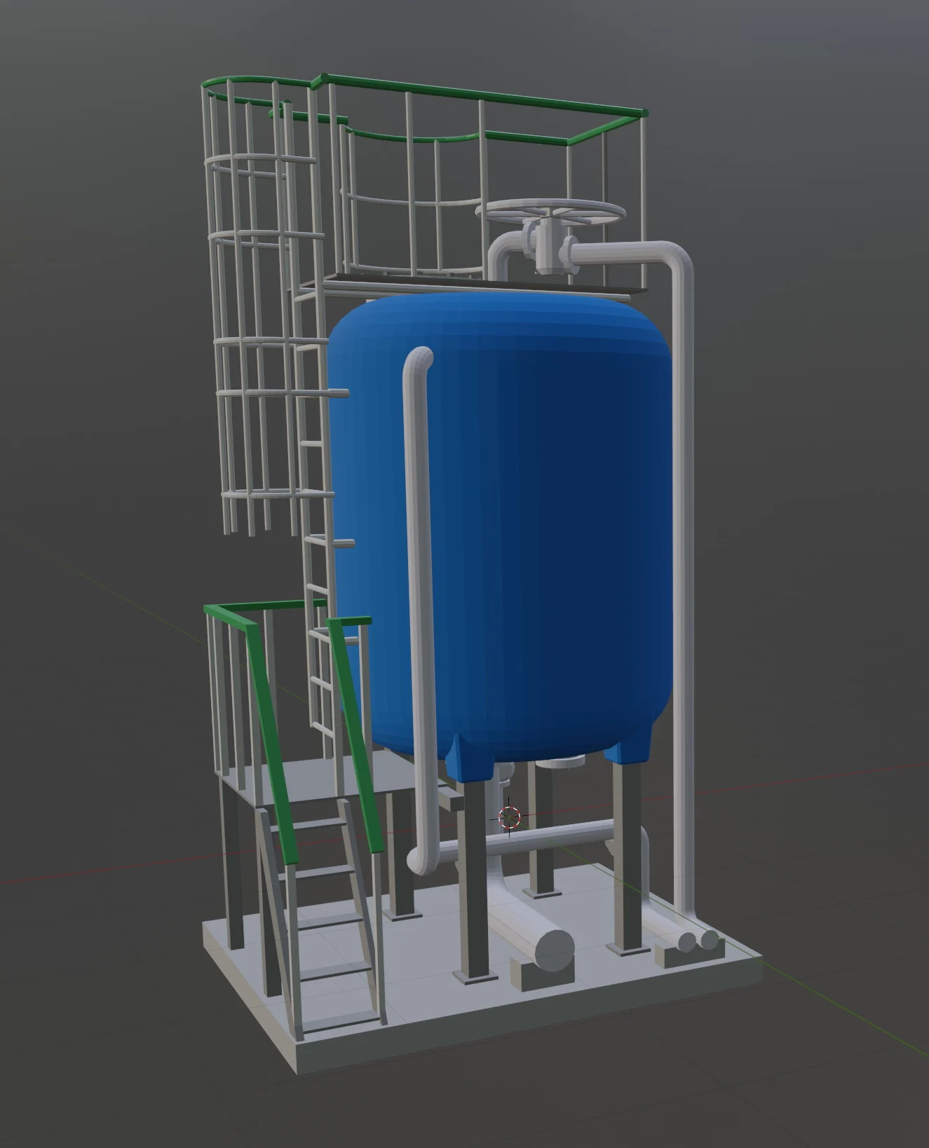 Liqid storage tank, 1:43, kit