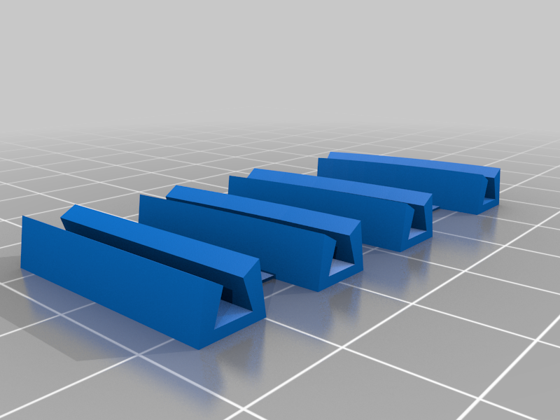HO Slot Car Track Clips