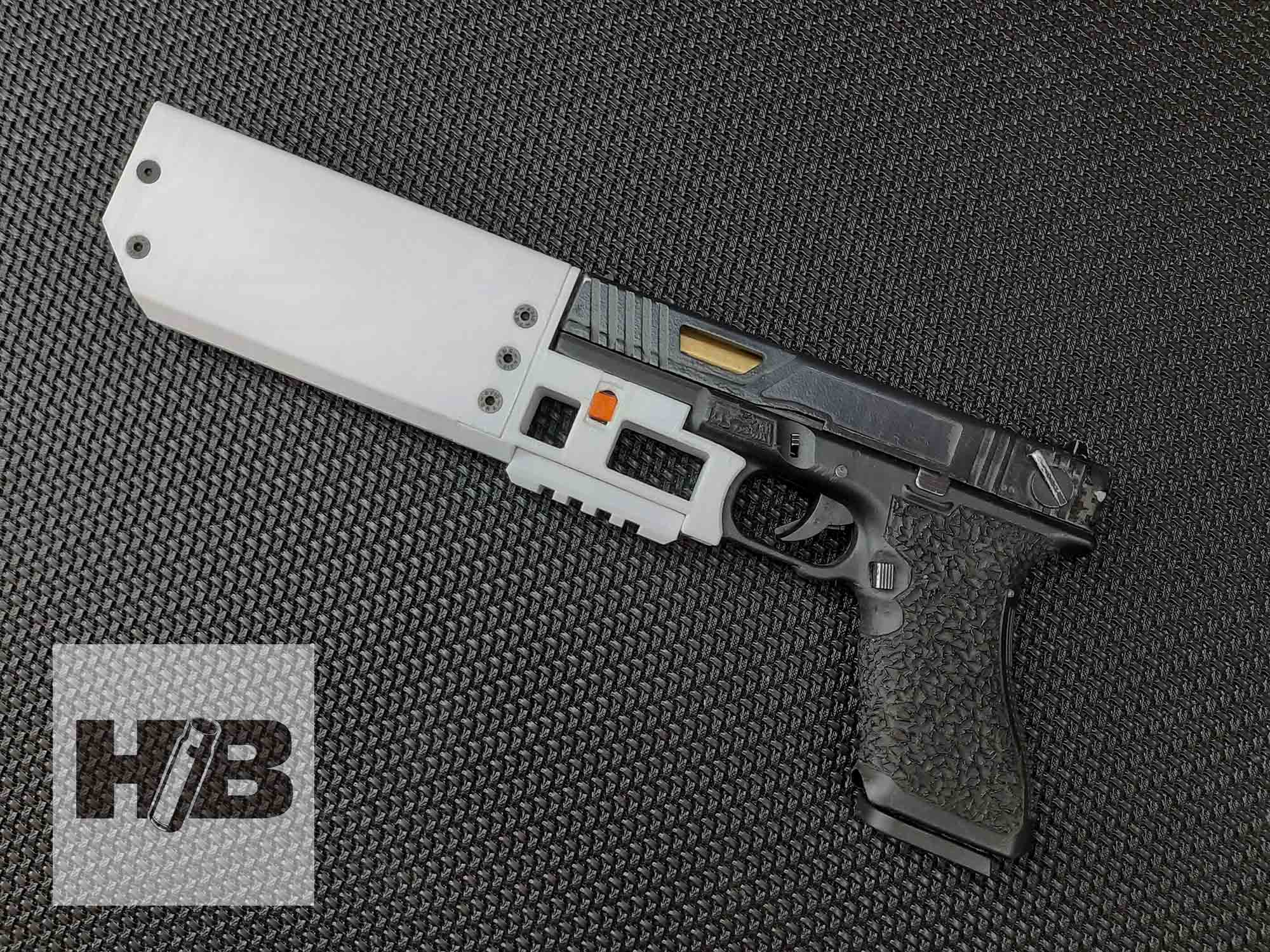 Silencer for airsoft glock