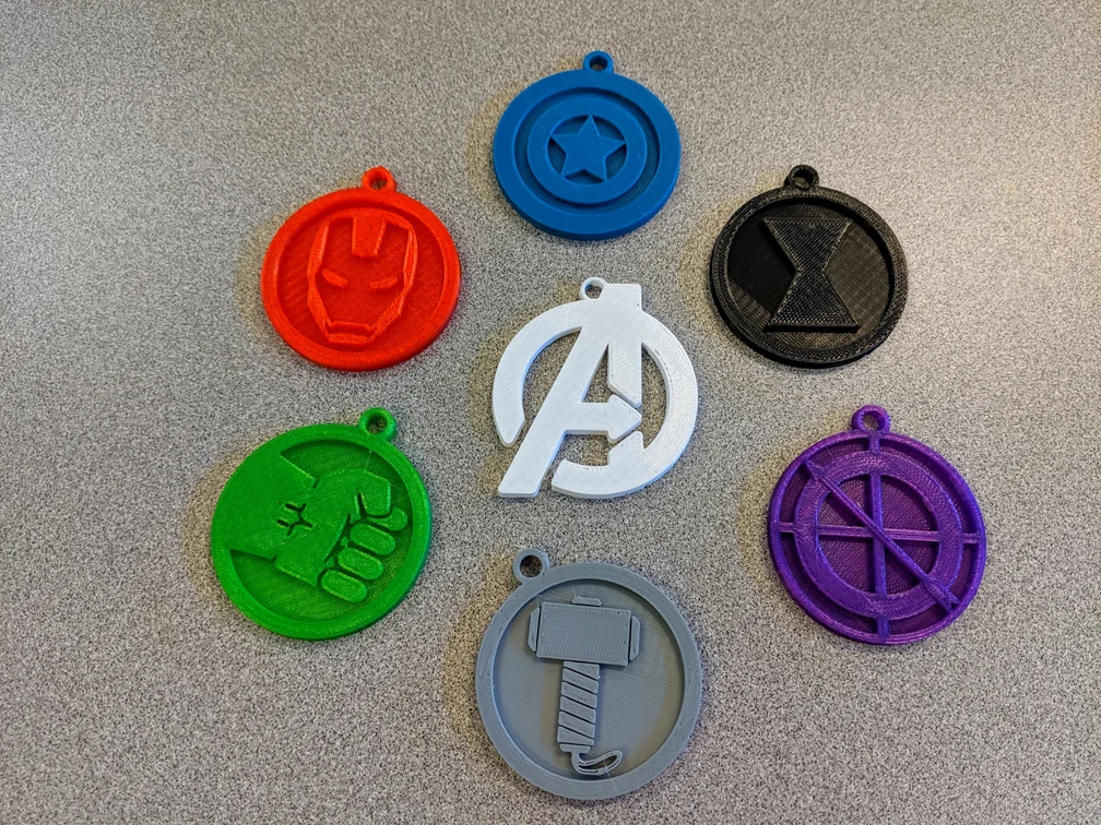 Avengers Keychain Collection