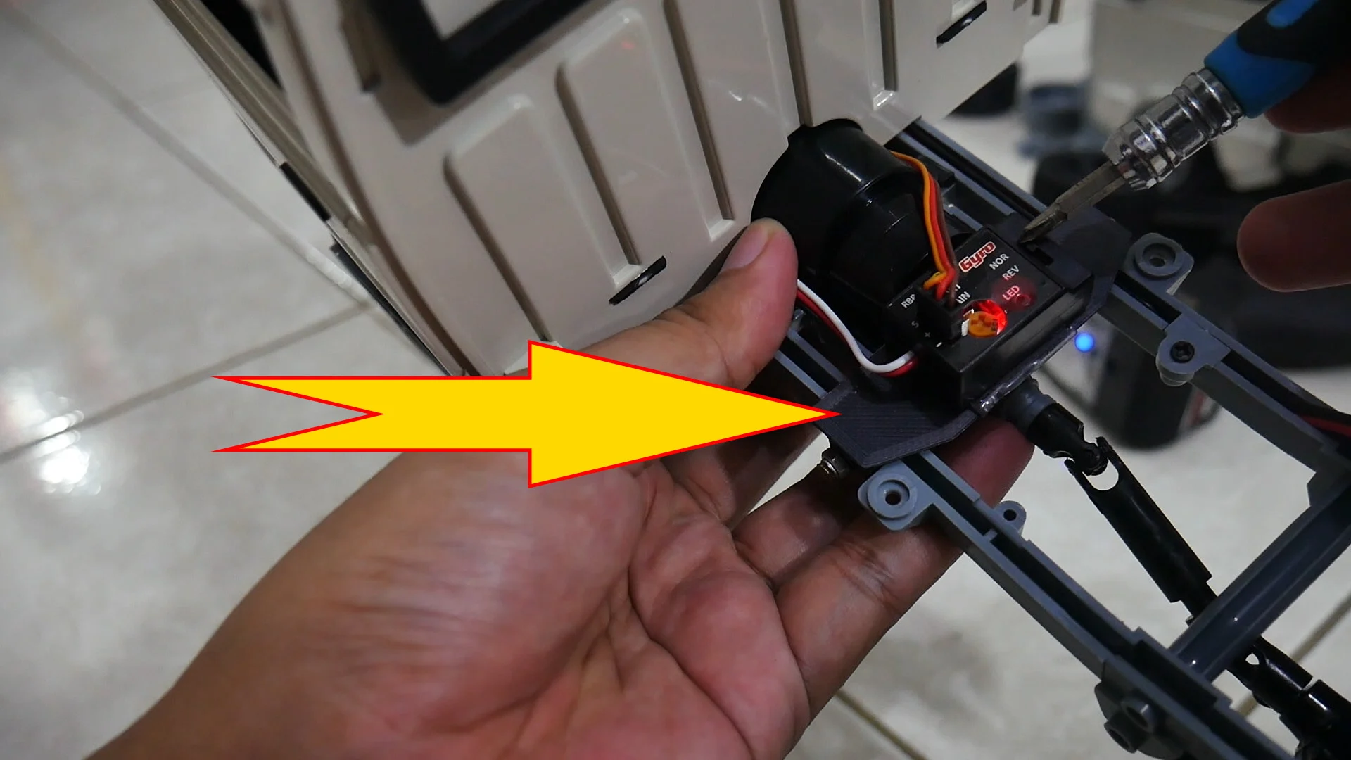 Gyro / Electronic Holder for WPL D12