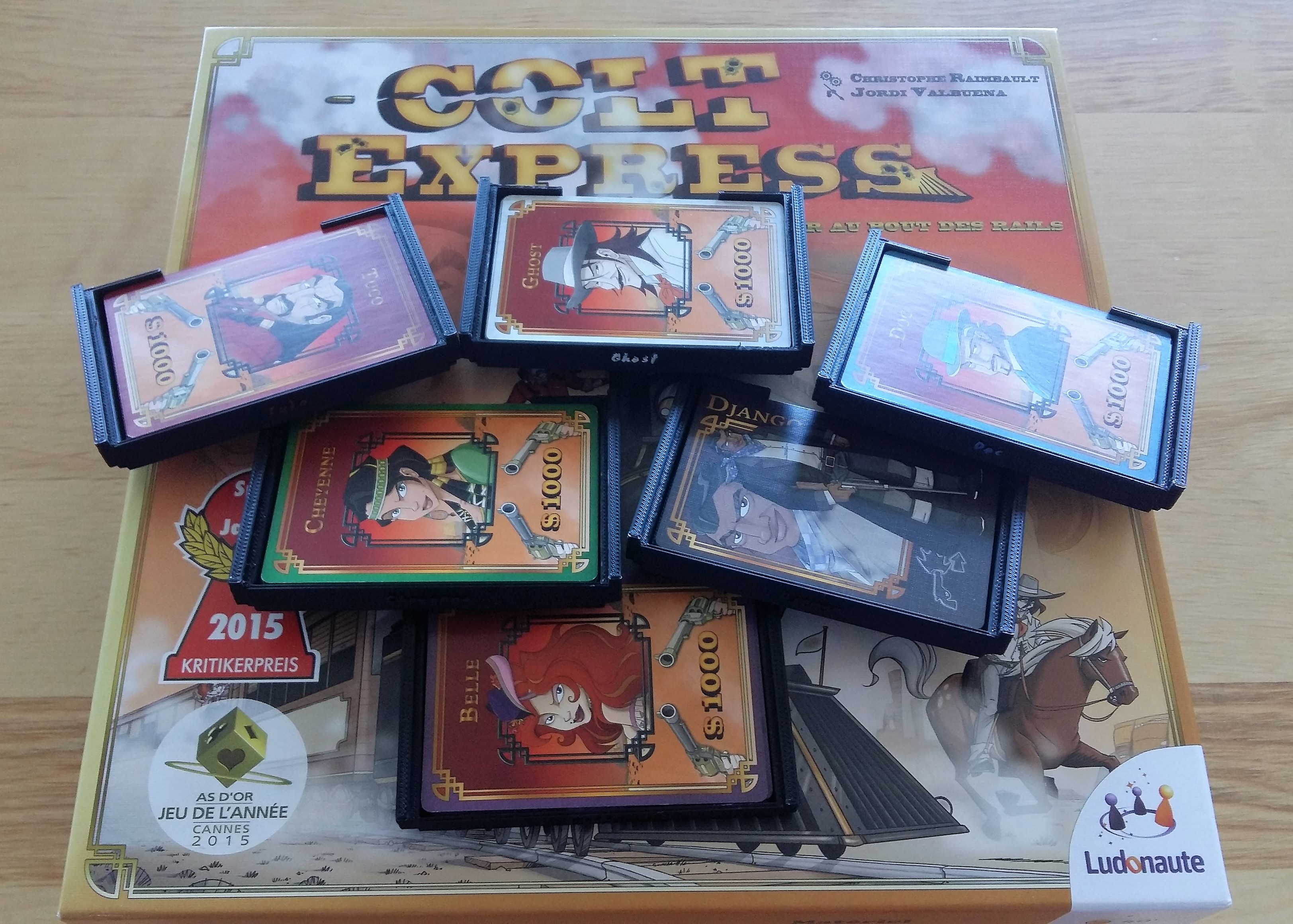 Colt Express - player cards box