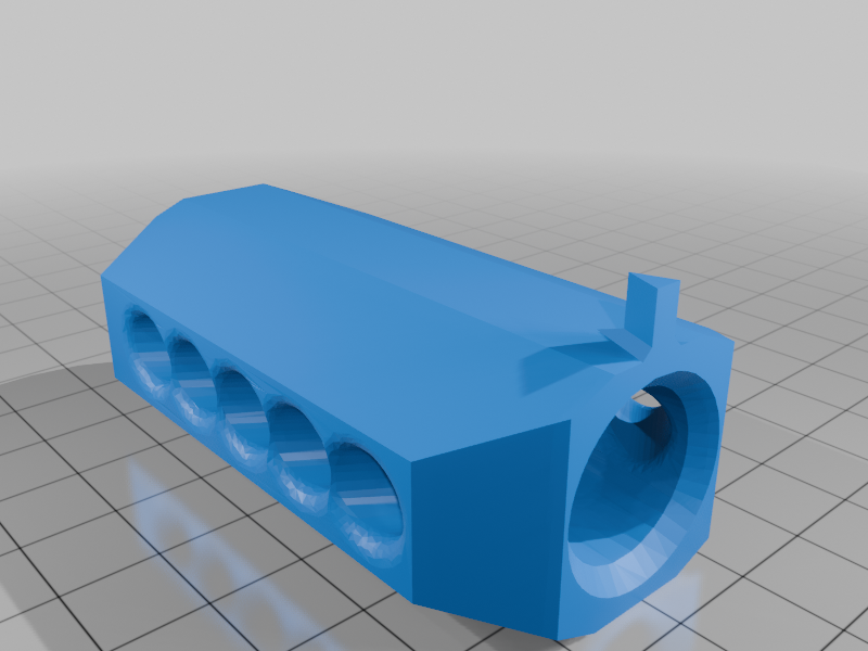 .625 blowgun compatable muzzle break