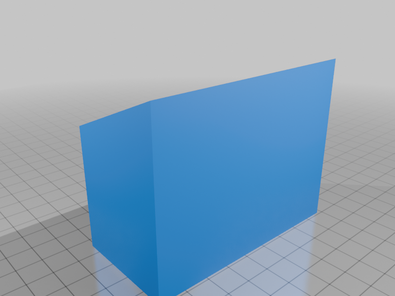 Sub box angled upwards.