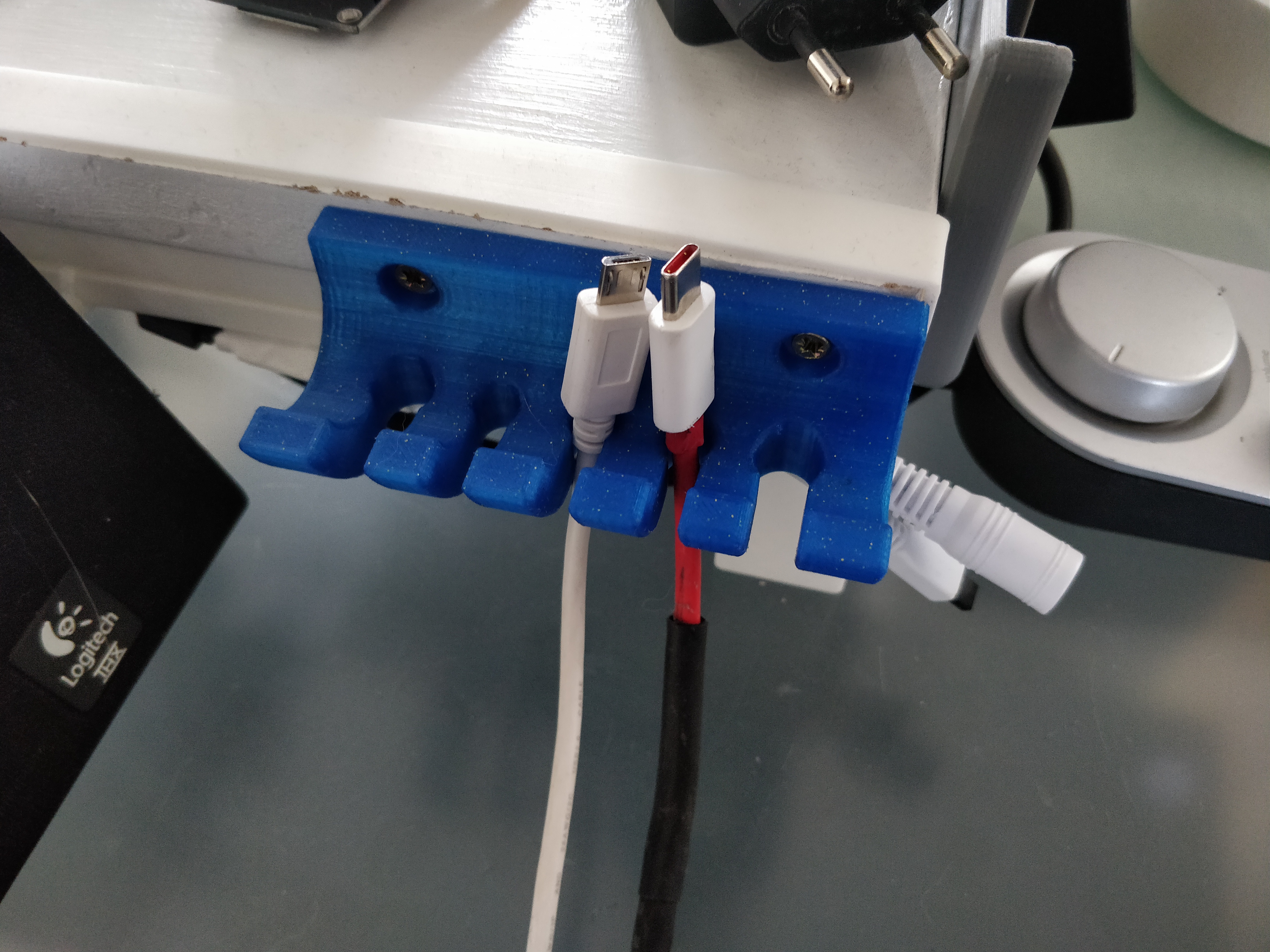 Cable Organizer and Cord Management System for Wires Charging or Mouse Cord Holder Cable Clips