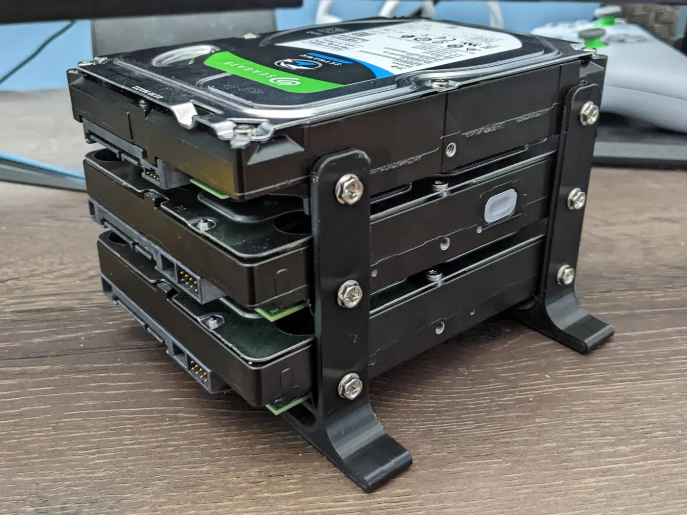 Triple Hard Drive Holder