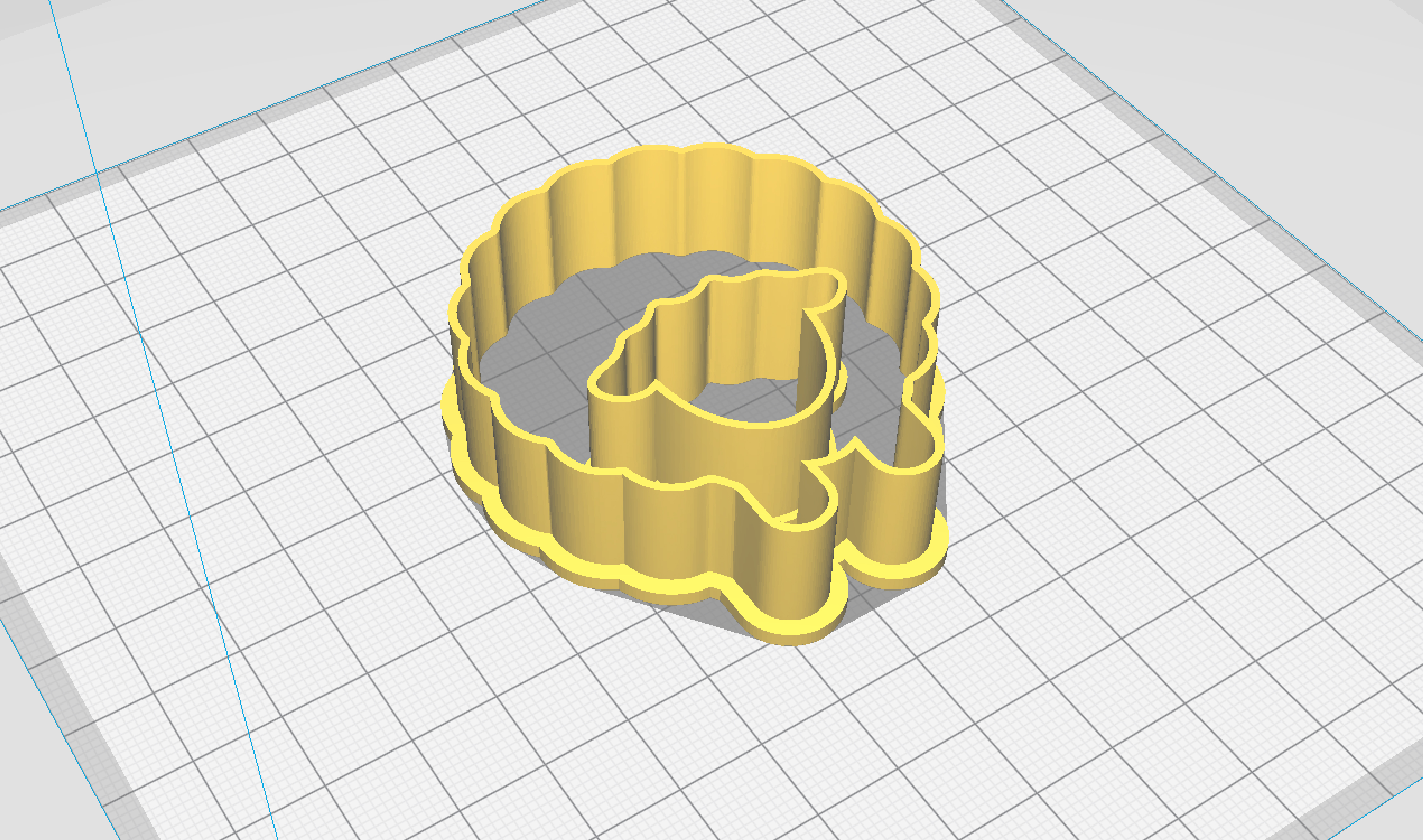Sheep cookie cutter