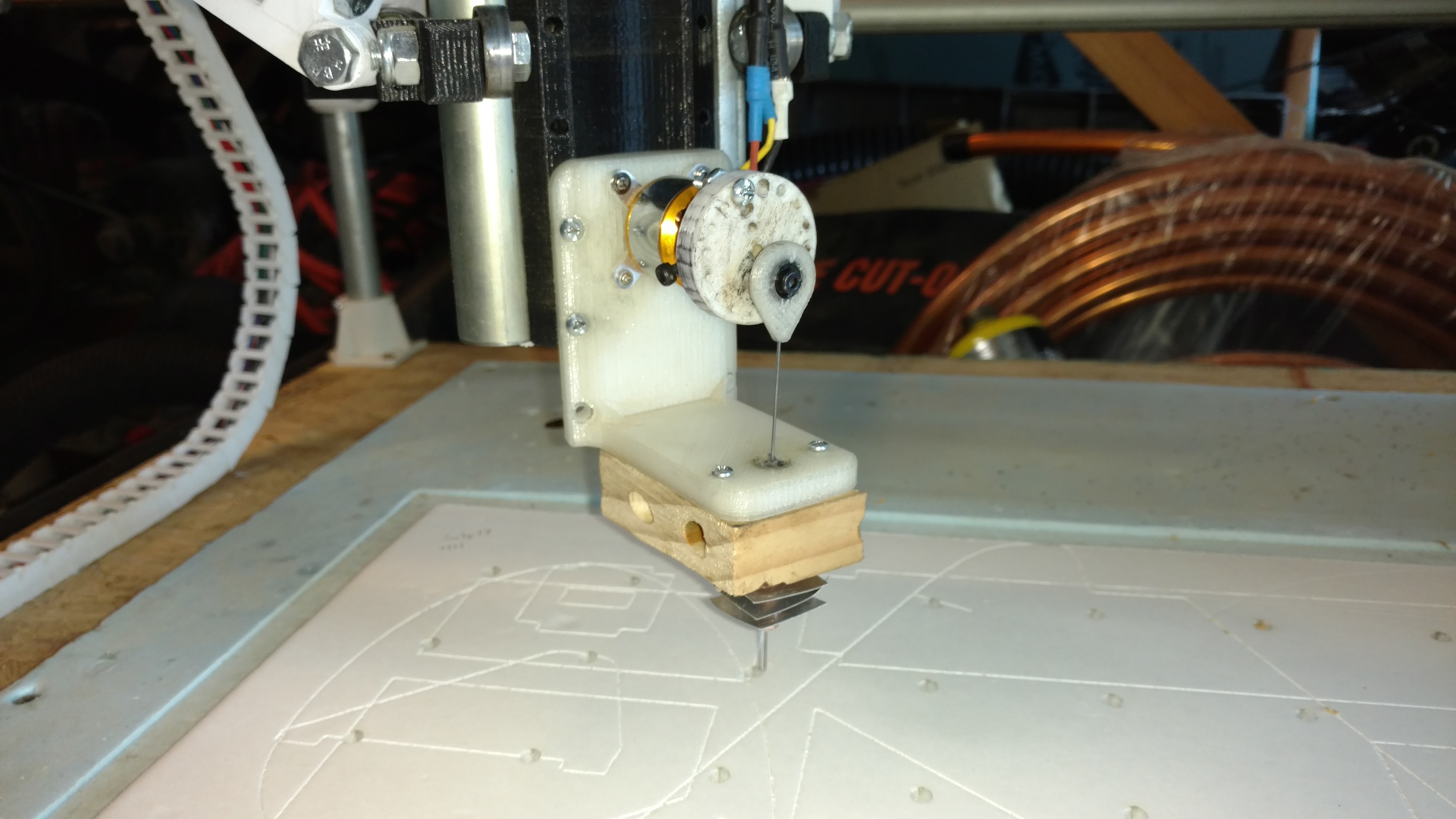 Needle foam cutter for mpcnc