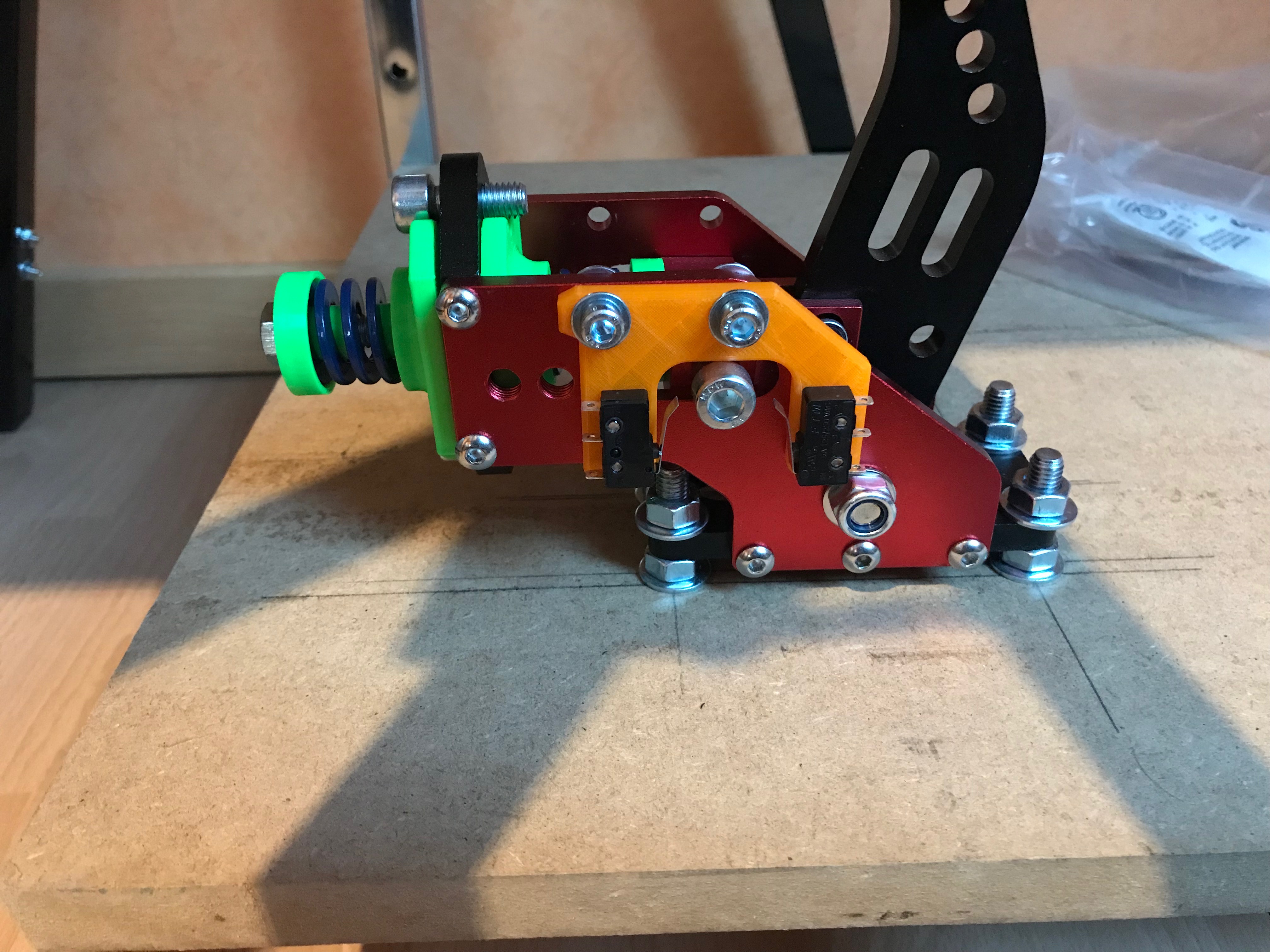 Hand brake convert to sequential lever for SIM