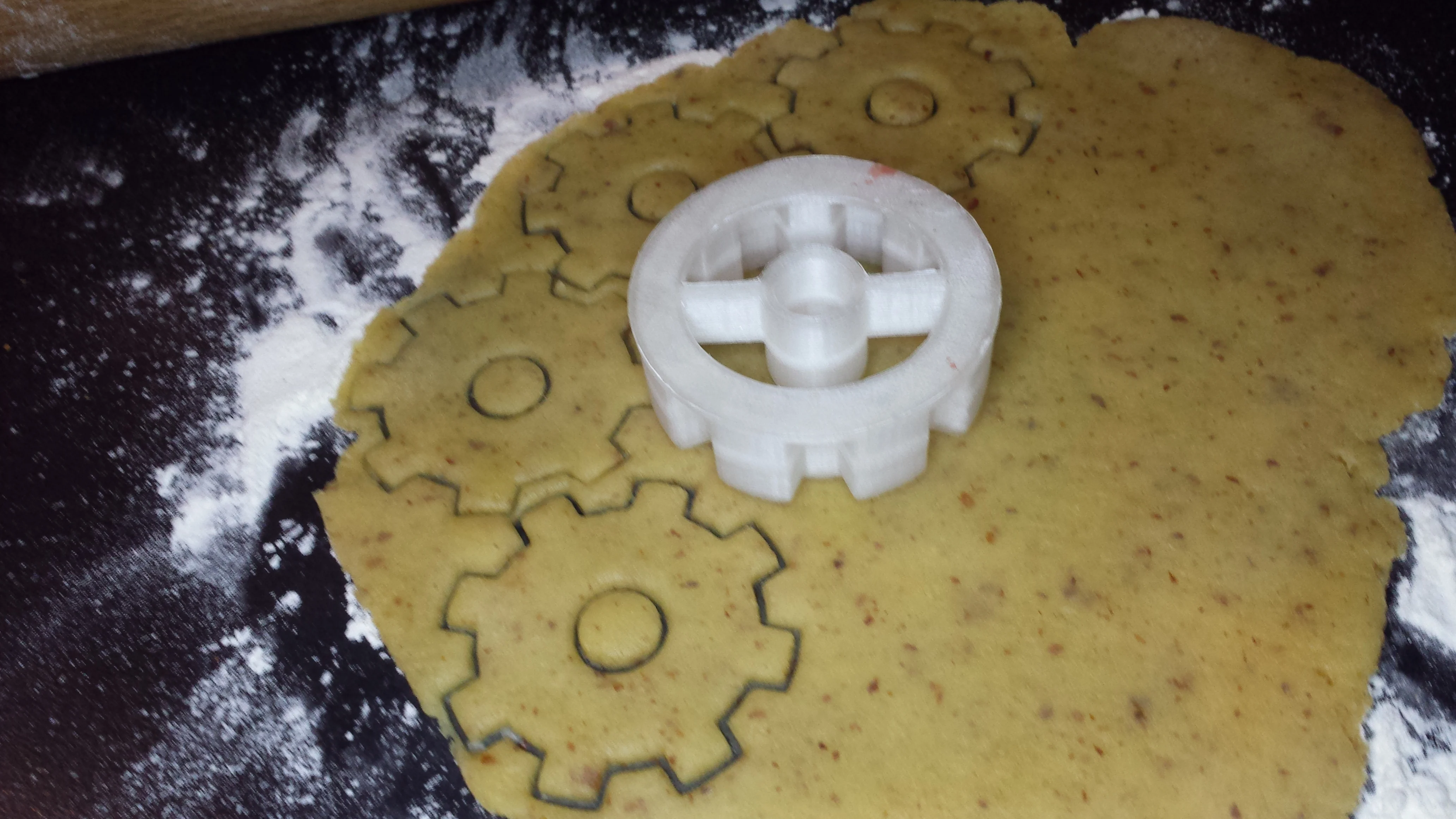 Steampunk Gear Cookie Cutter