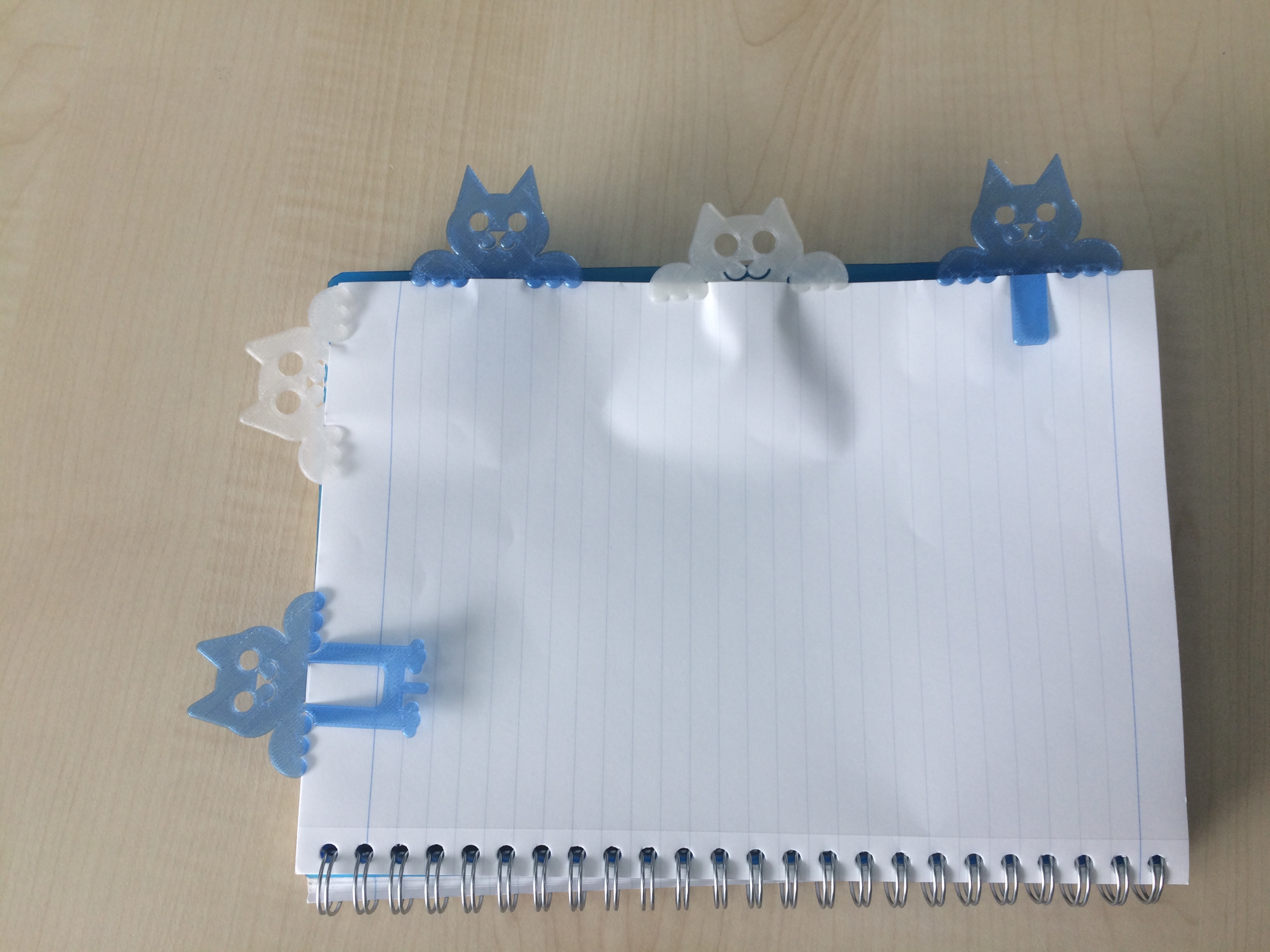 Cat type bookmark