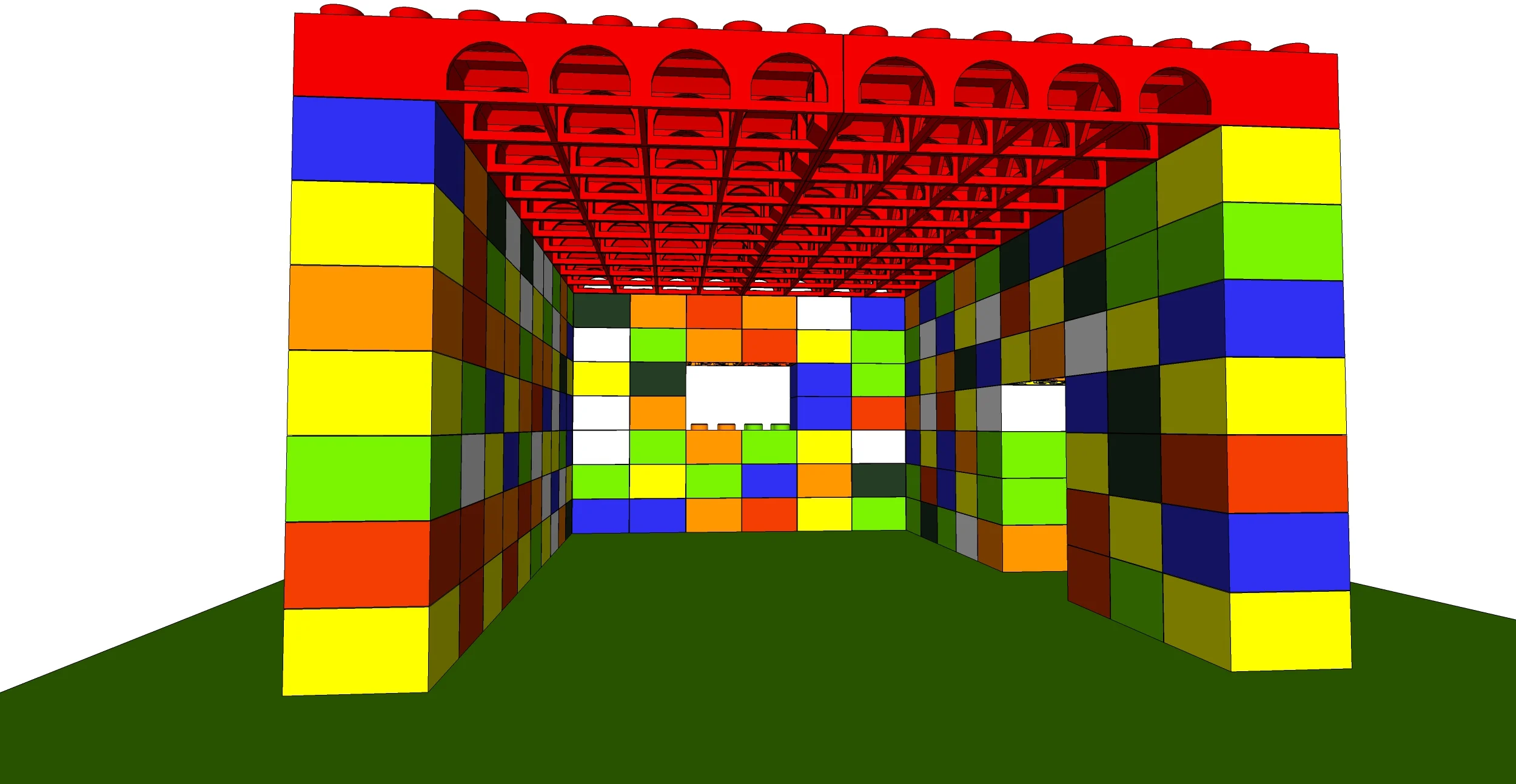Duplo Spezial Airport Hanger "Steel Beam"