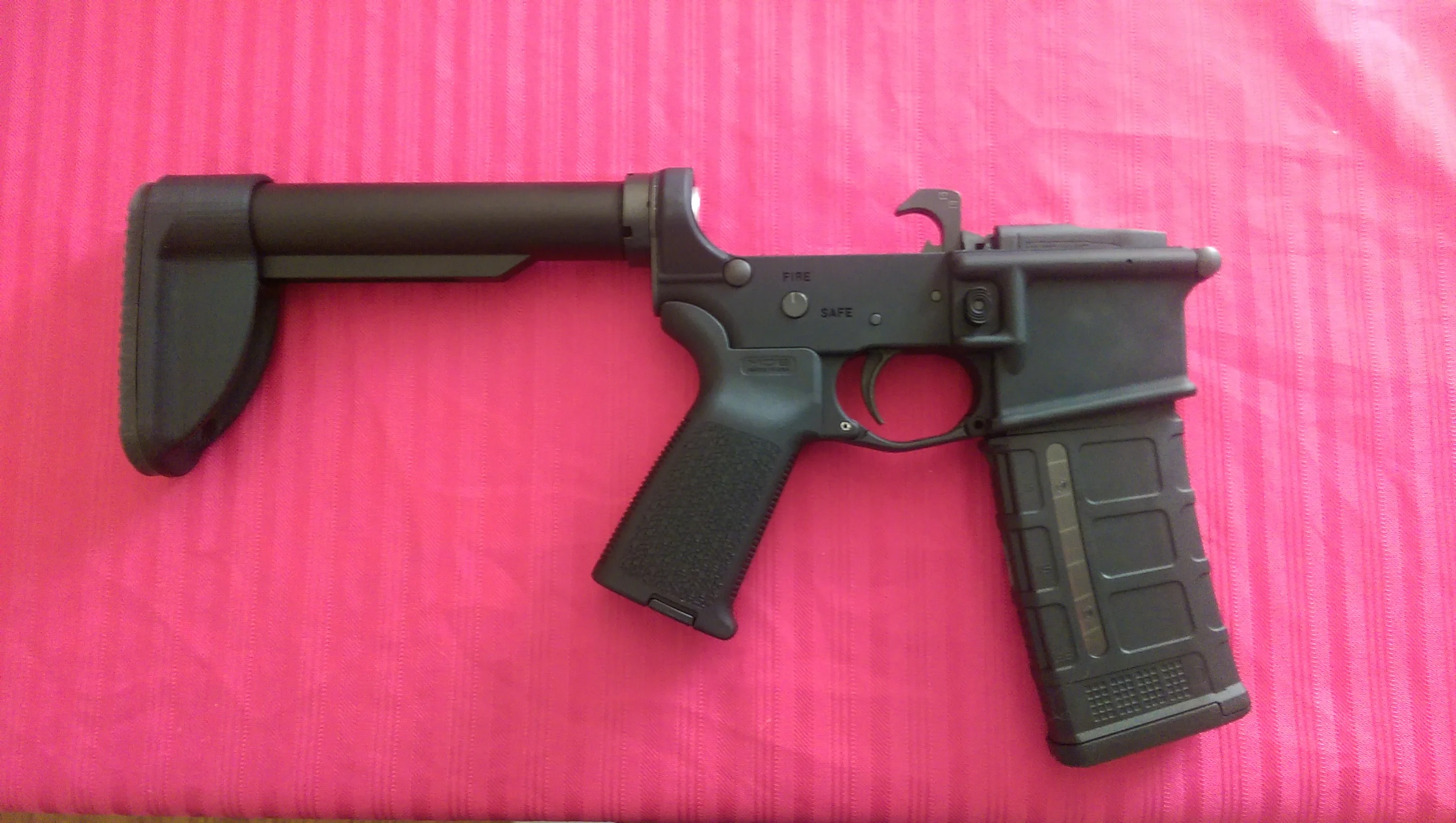 Mini AR-15 stock